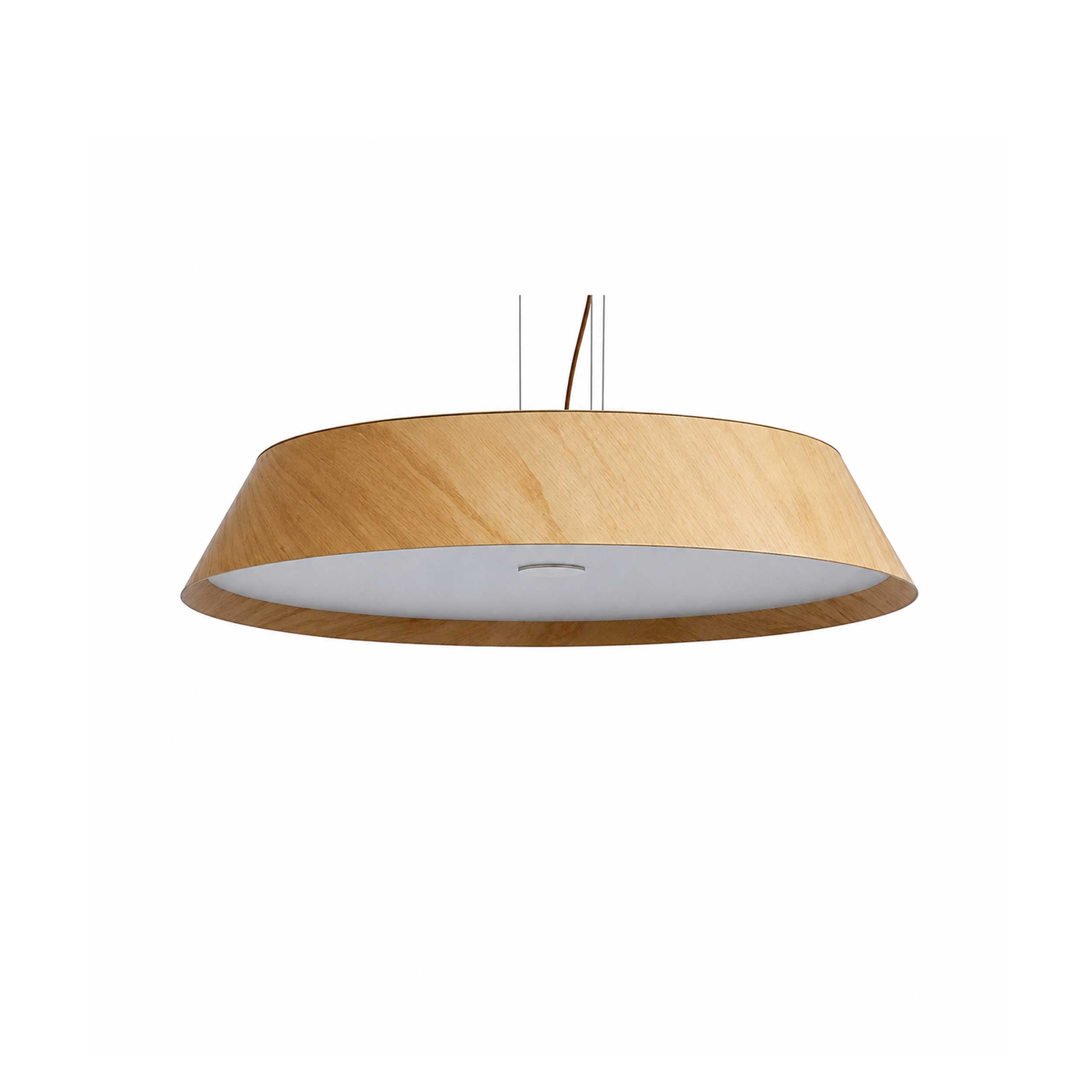 VK Light Woody LED závěsné kulaté dřevěné svítidlo