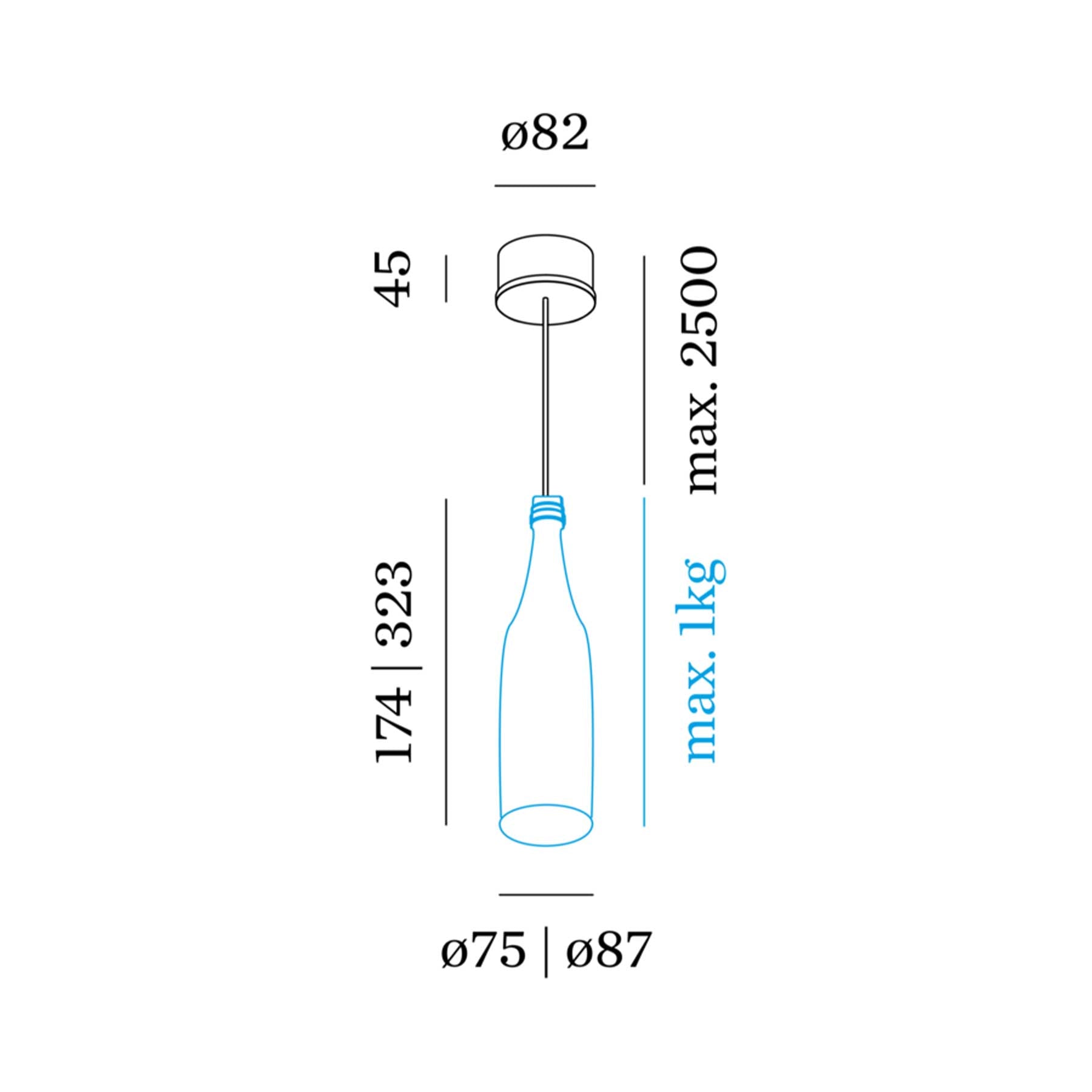 Wever and Ducré Cork pendant light