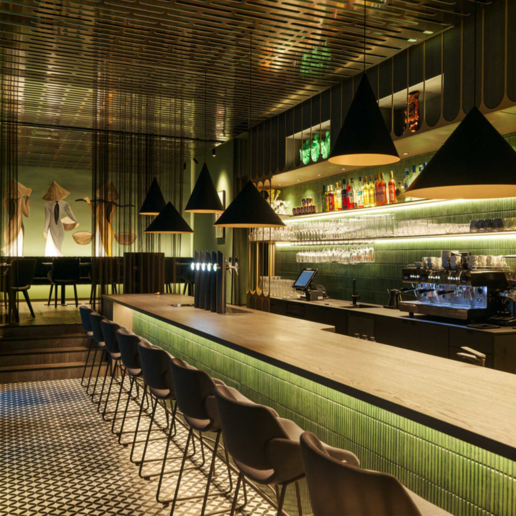 Wever and Ducré Dinor pendant light