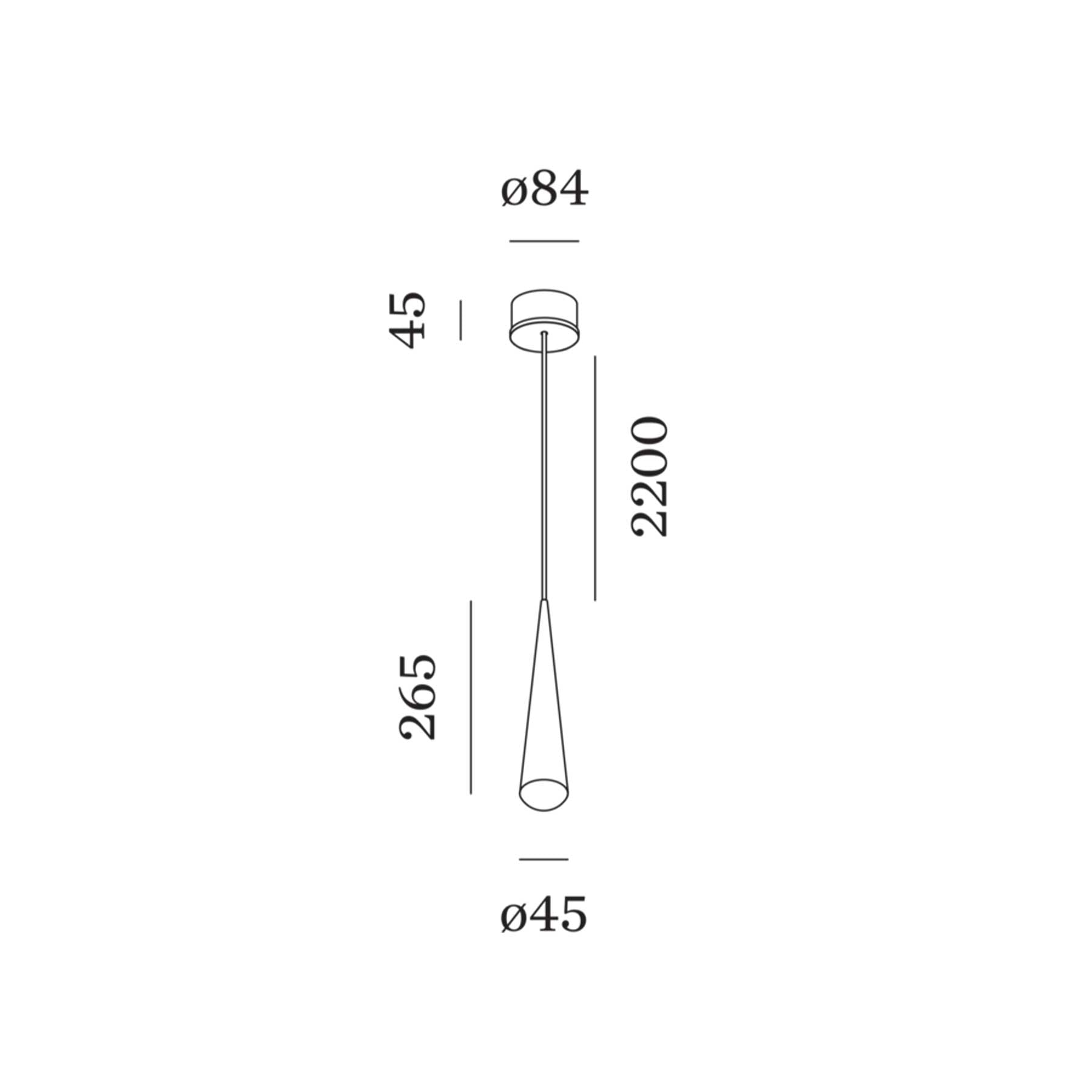 Wever and Ducré Cone LED pendant light