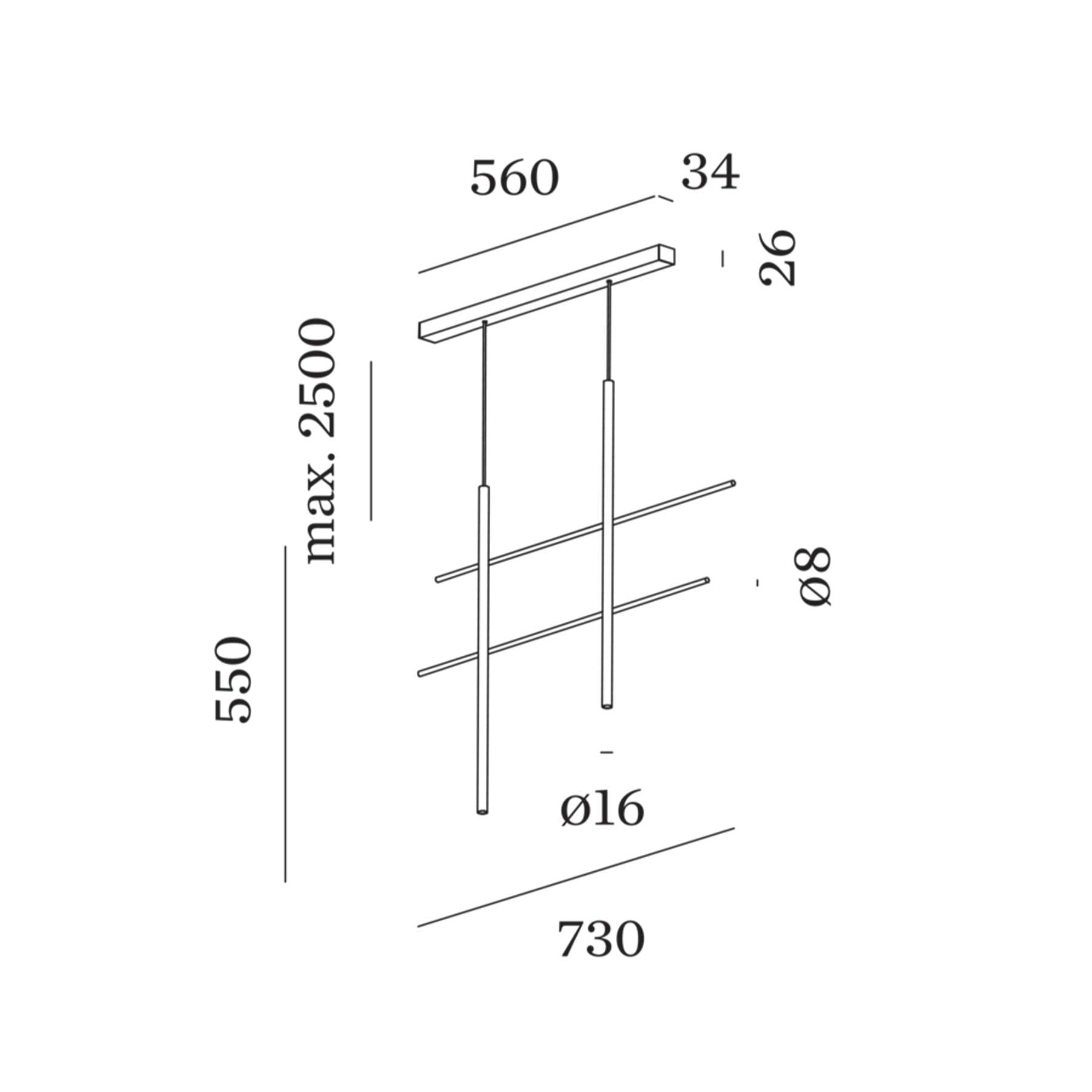 Wever and Ducré NET pendant light