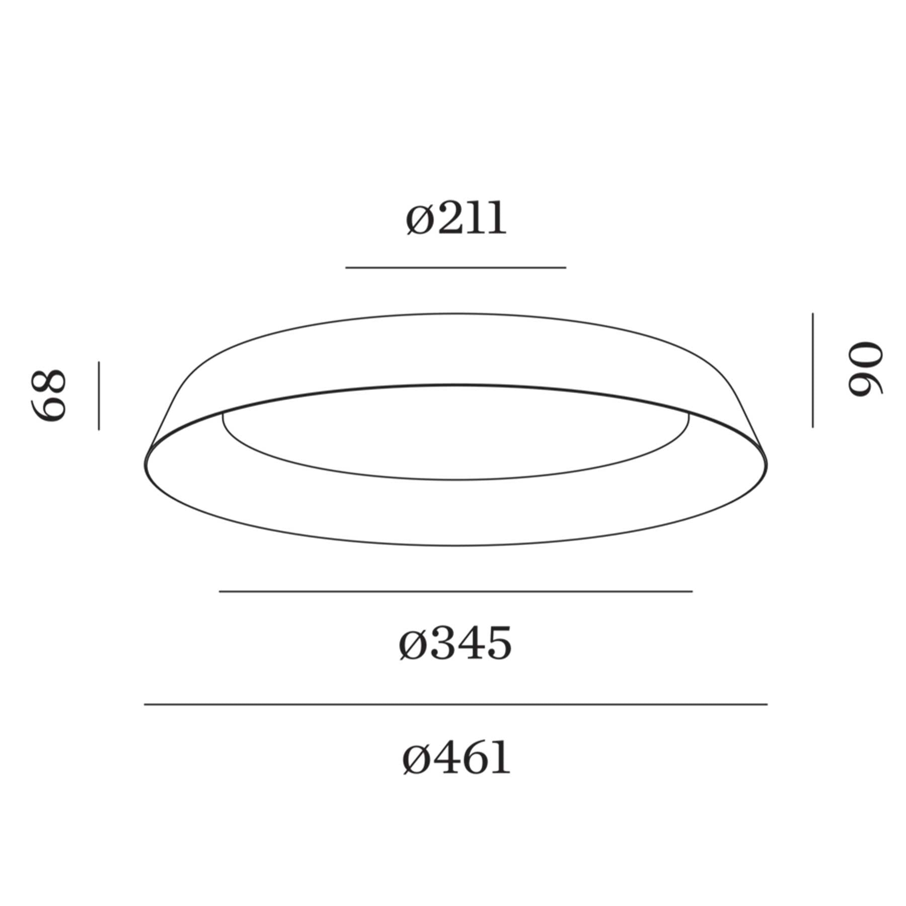 Wever and Ducré TOWNA pendant light IP44 white