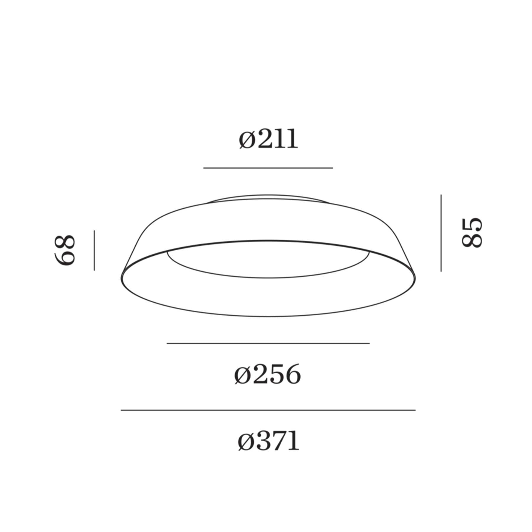 Wever and Ducré TOWNA pendant light IP44 white