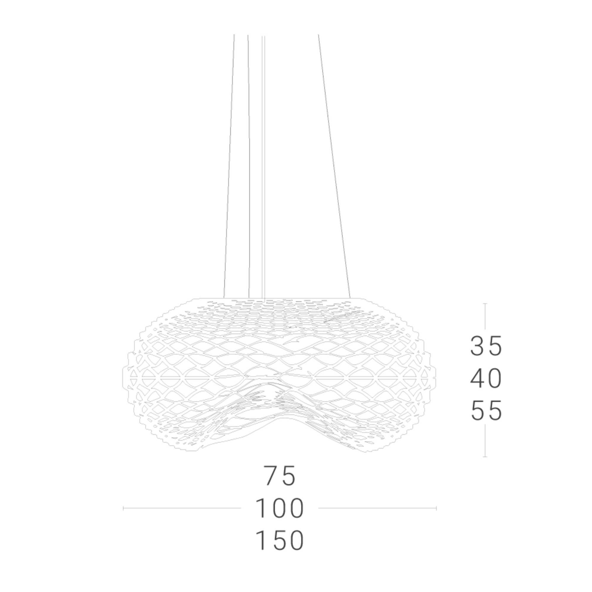Zava Net Big E27 pendant light
