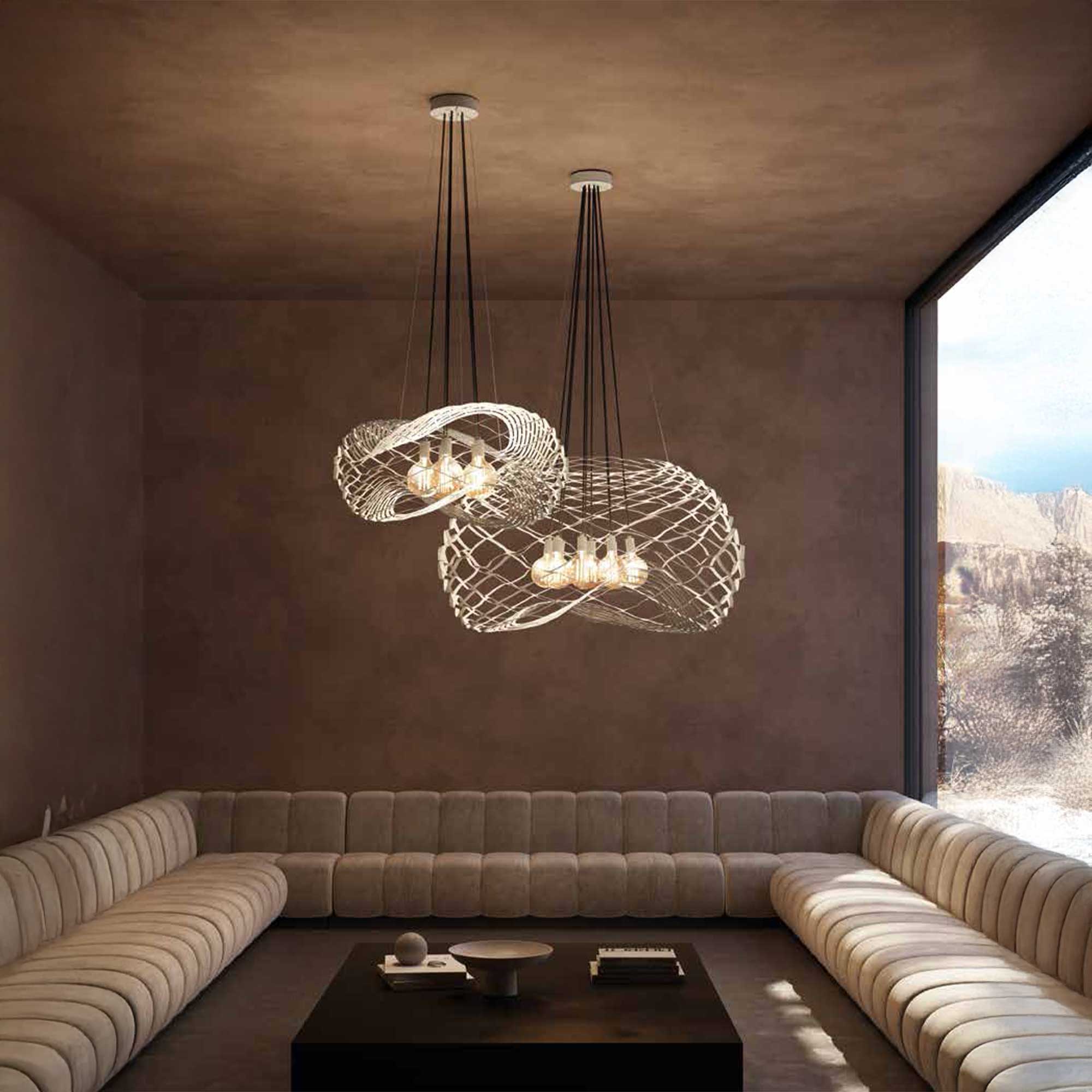 Zava Net Big E27 pendant light
