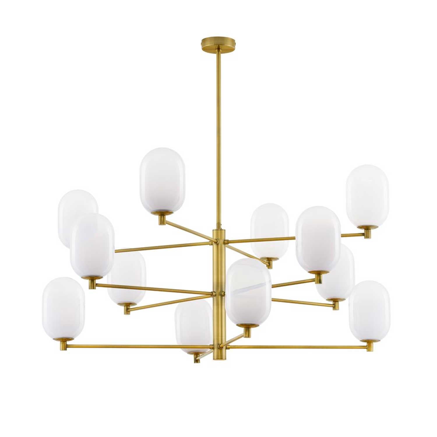 Szklany żyrandol wiszący Nova Luce Balor G9