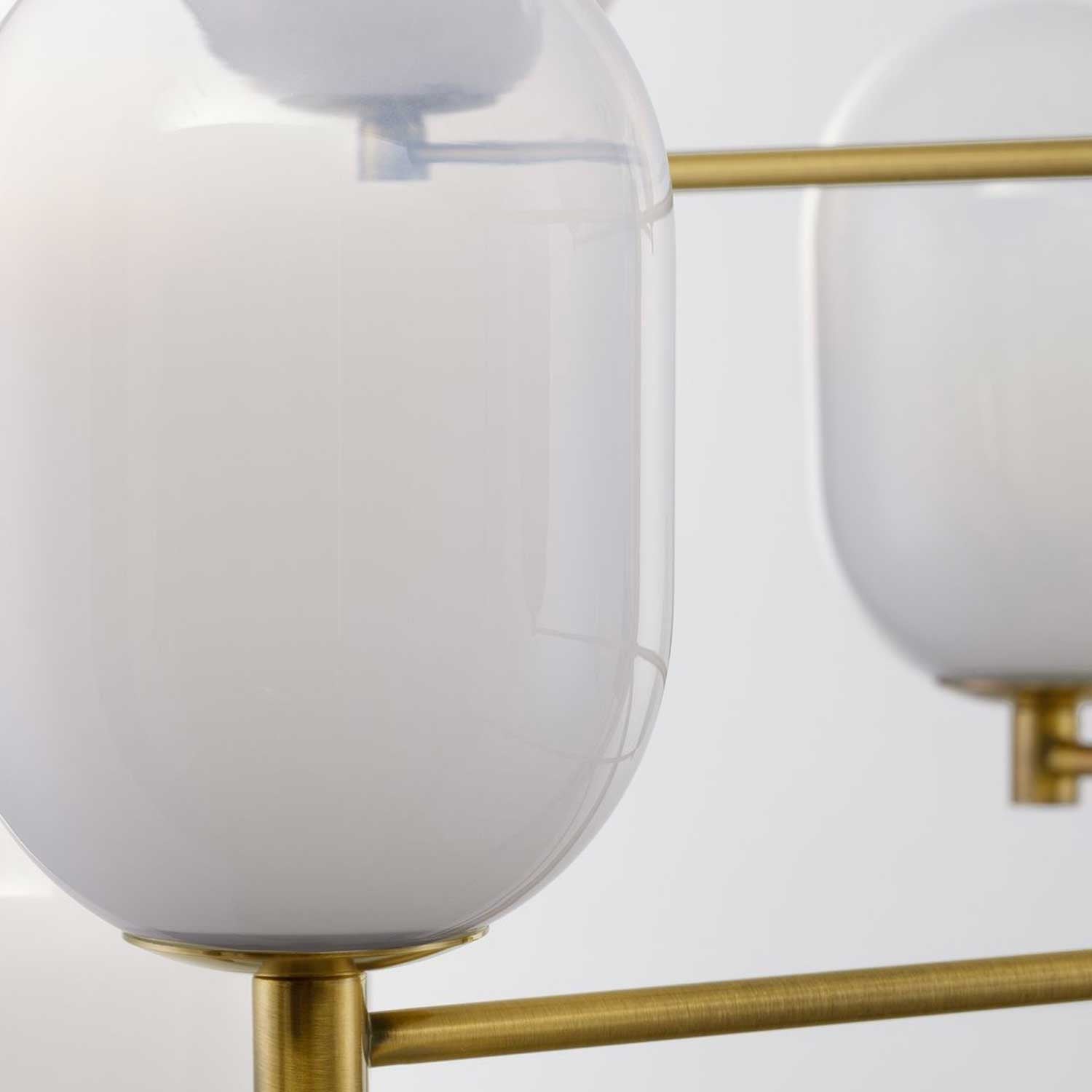 Szklany żyrandol wiszący Nova Luce Balor G9