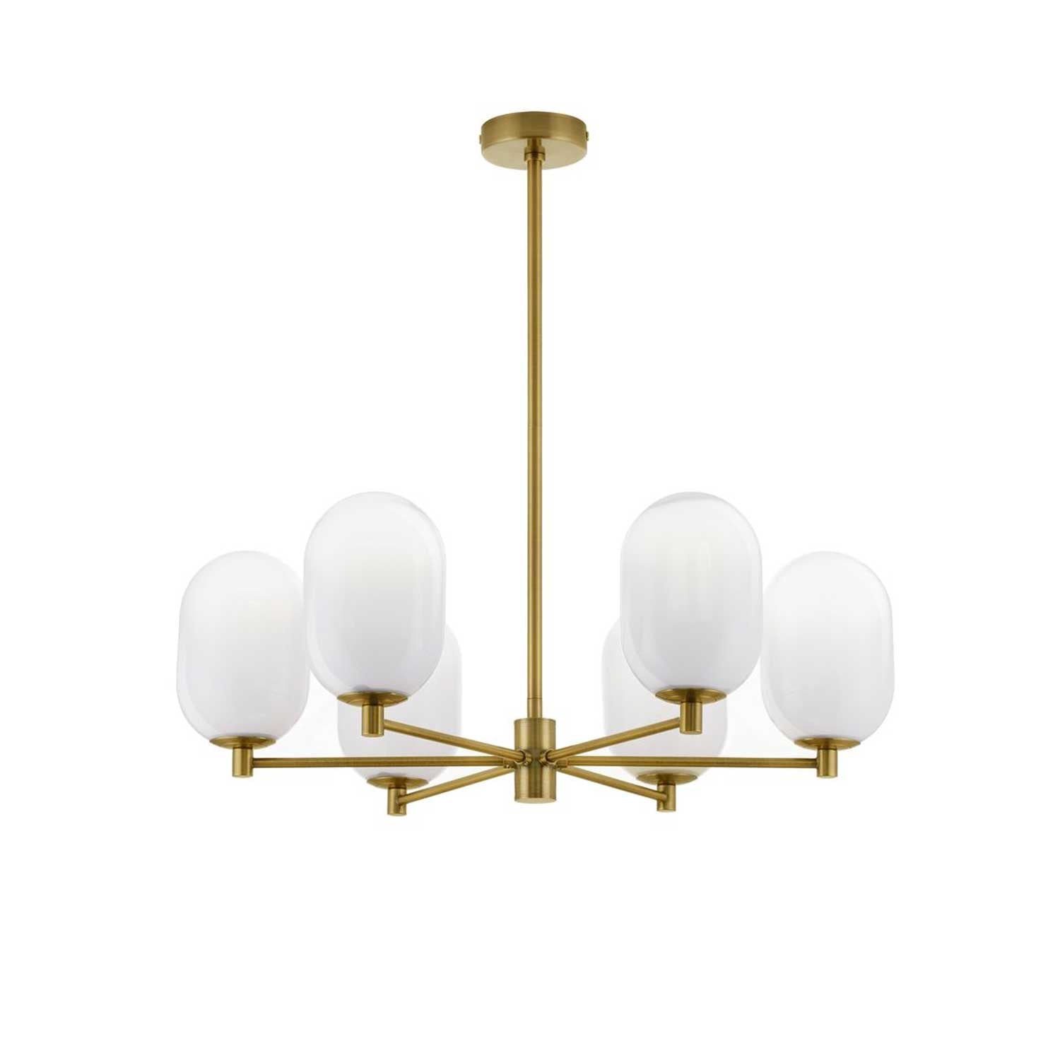 Szklany żyrandol wiszący Nova Luce Balor G9