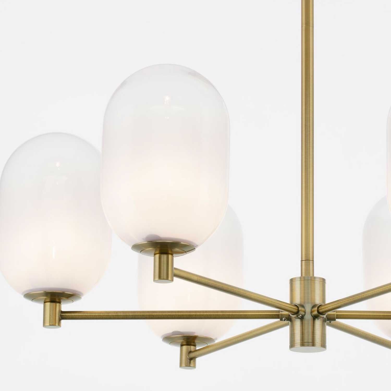 Szklany żyrandol wiszący Nova Luce Balor G9