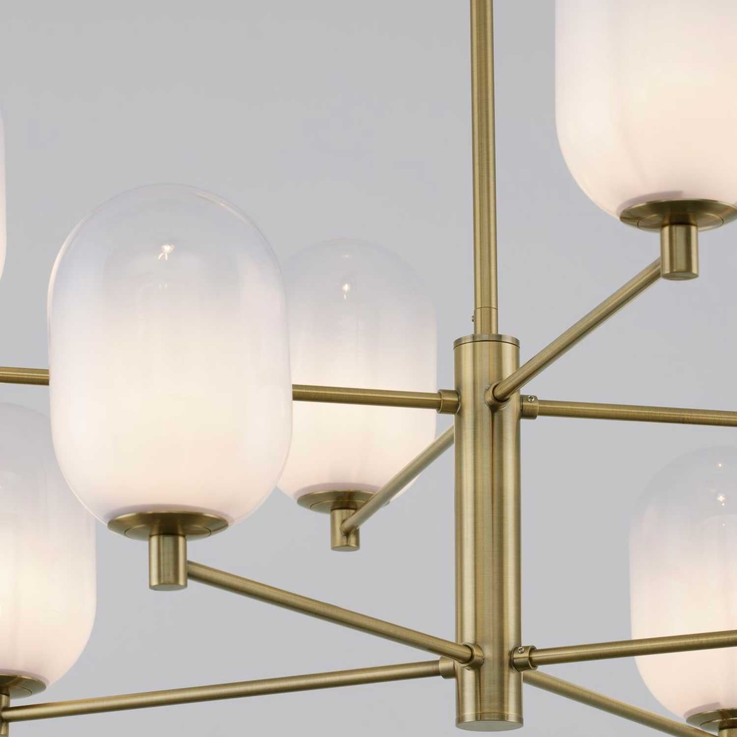 Szklany żyrandol wiszący Nova Luce Balor G9