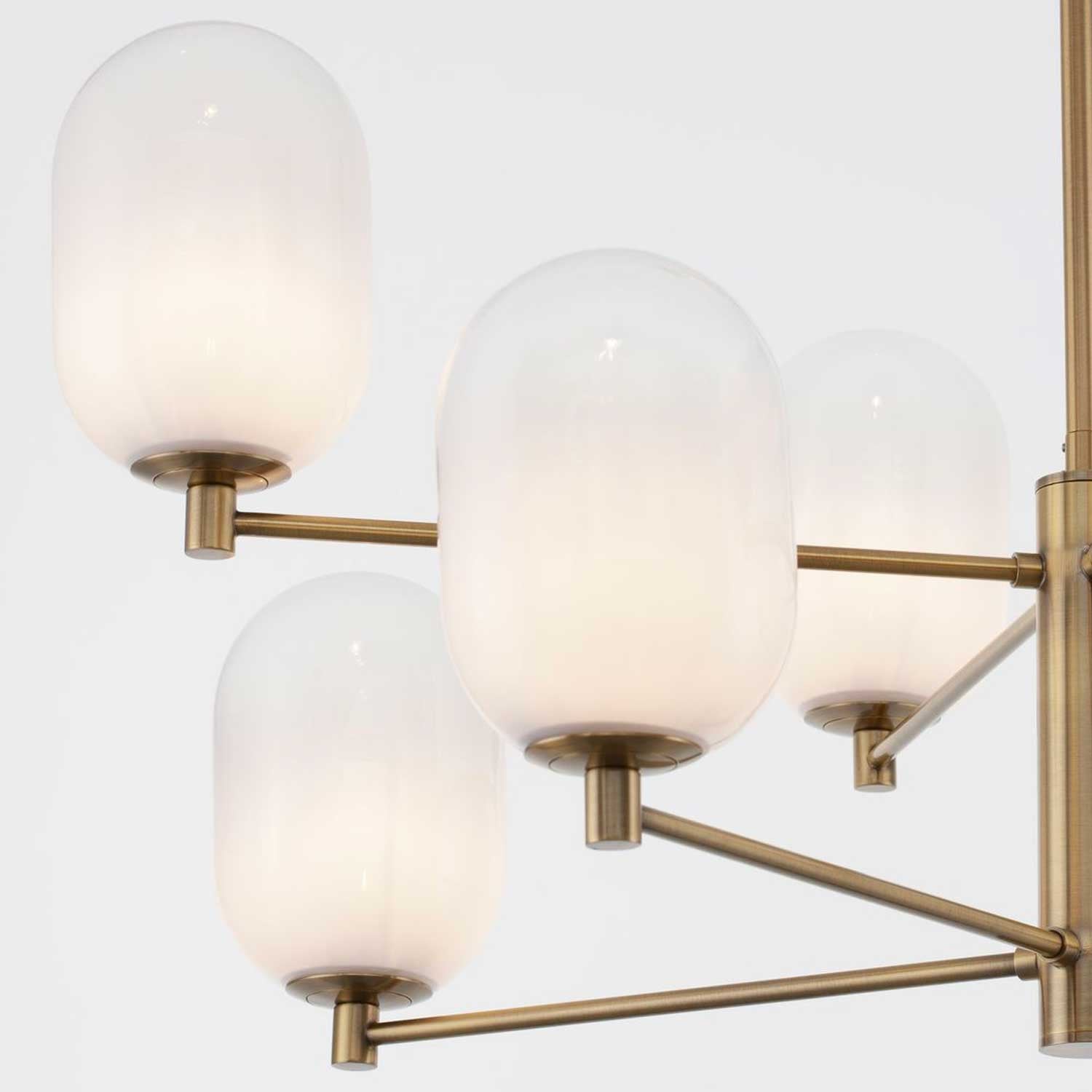 Szklany żyrandol wiszący Nova Luce Balor G9