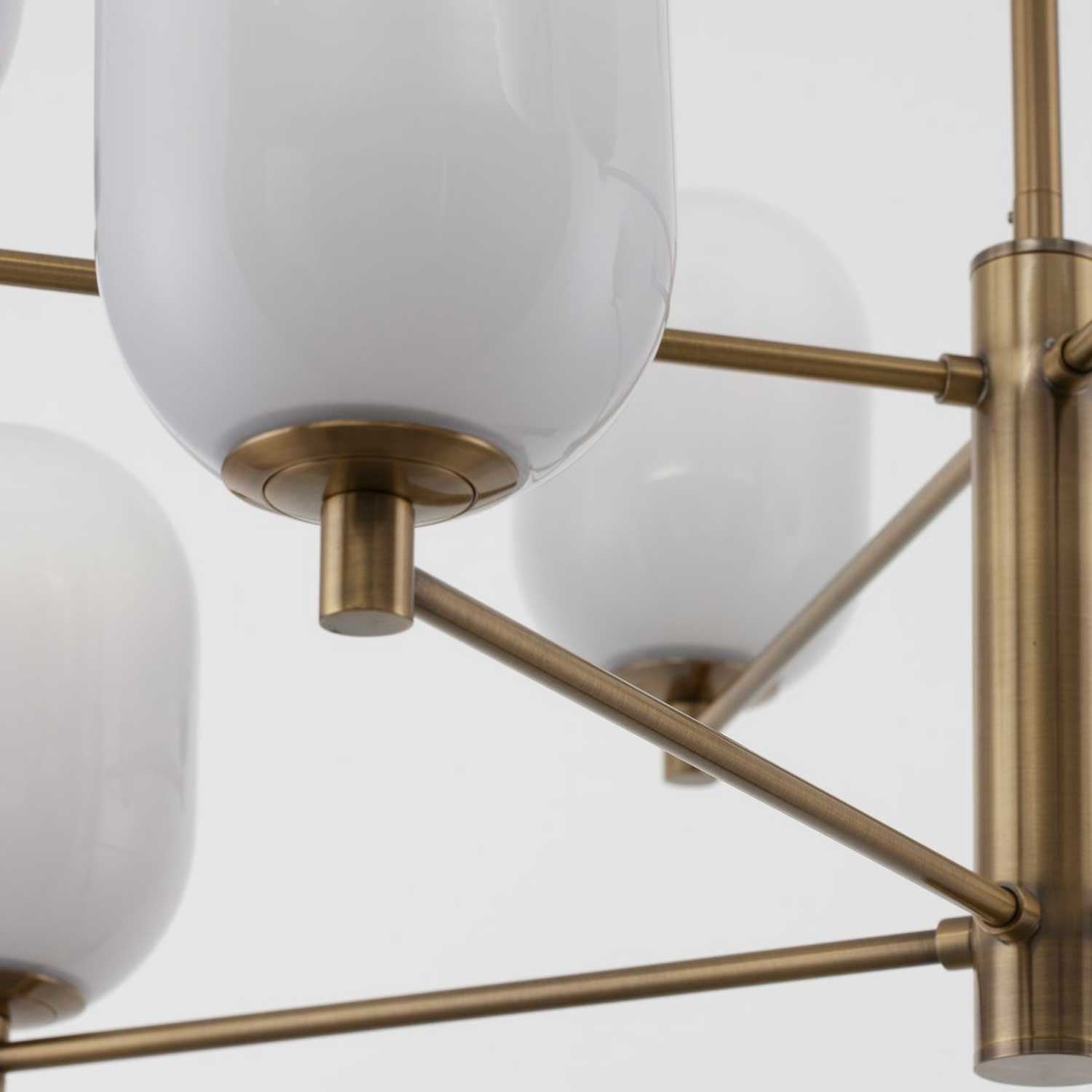 Szklany żyrandol wiszący Nova Luce Balor G9