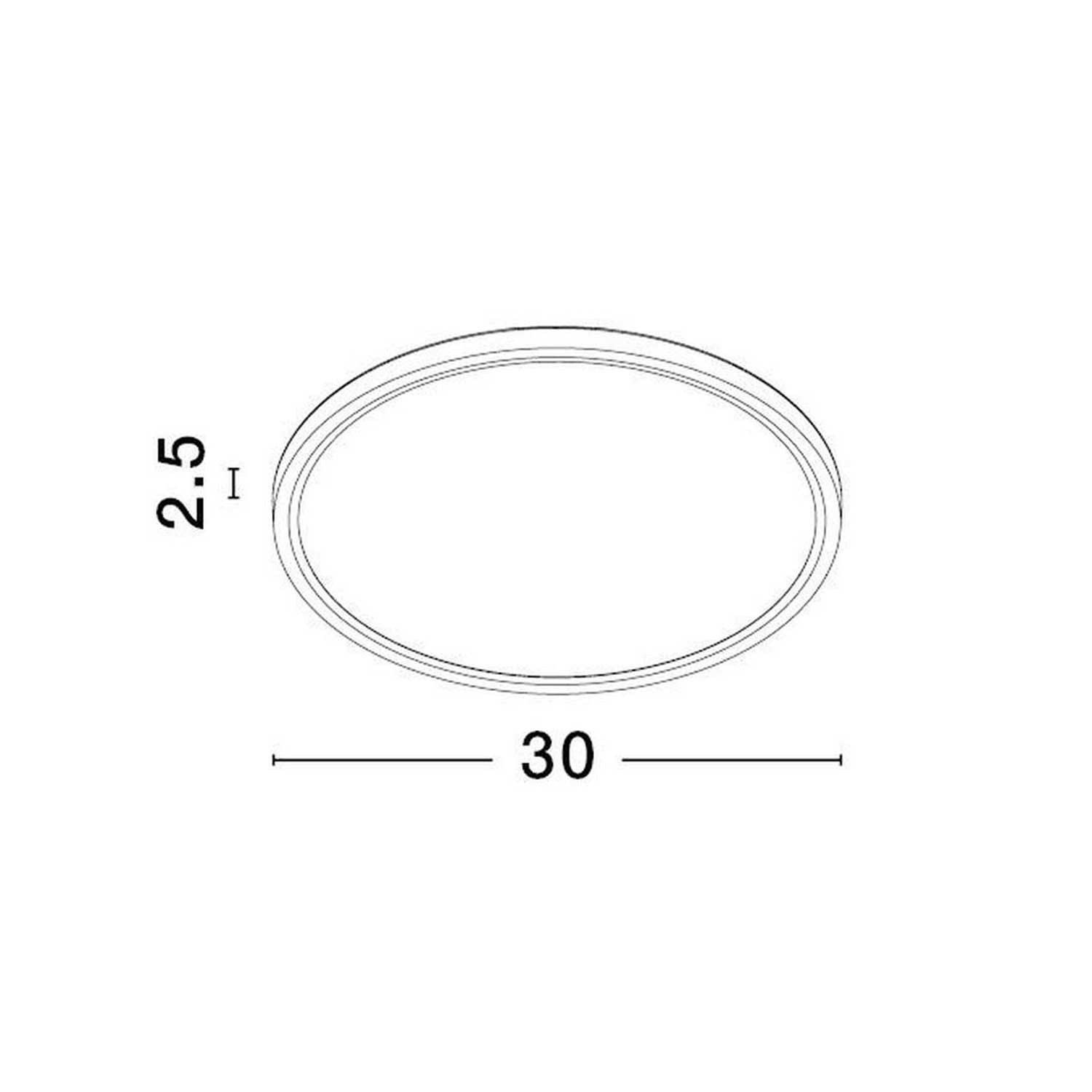 Nova Luce Dixie LED circular recessed light CCT changeable