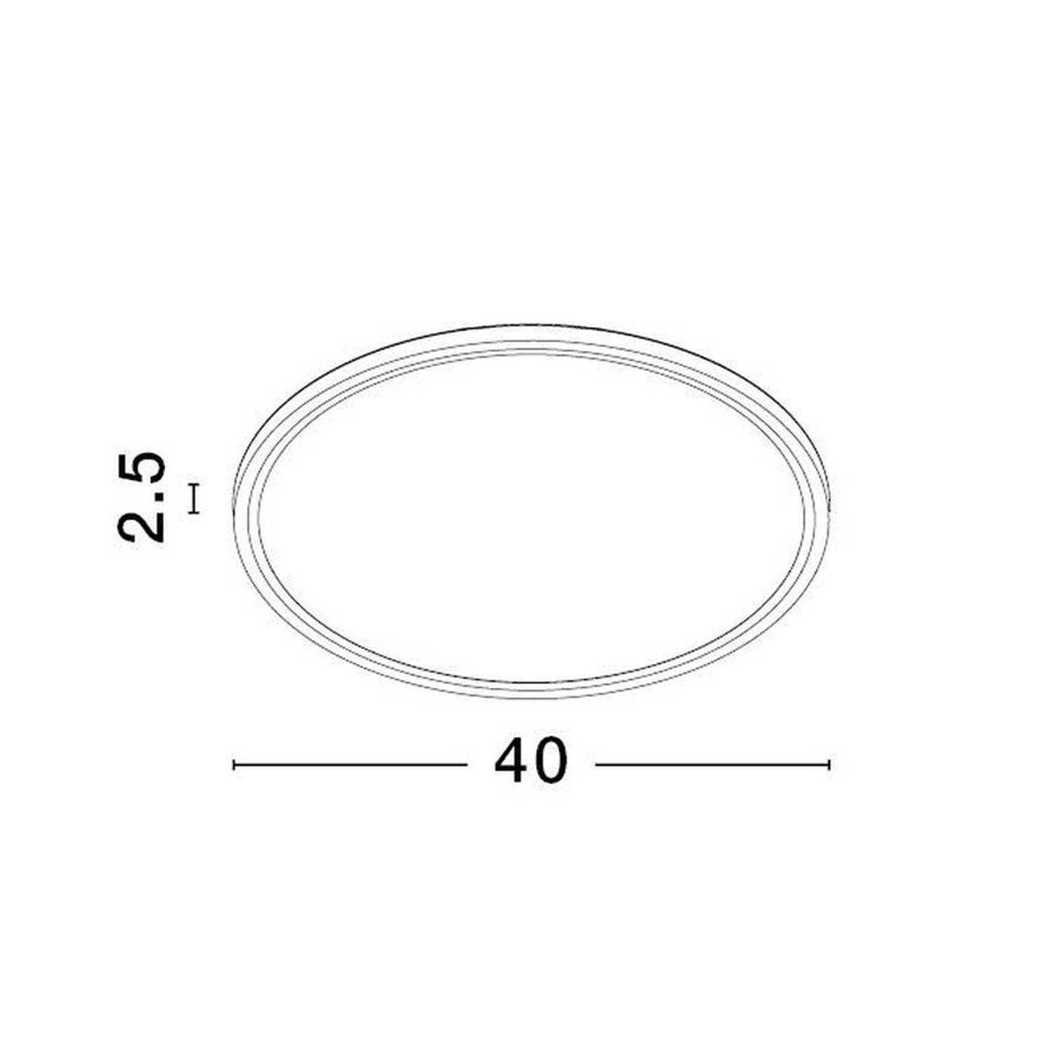 Nova Luce Dixie LED circular recessed light CCT changeable