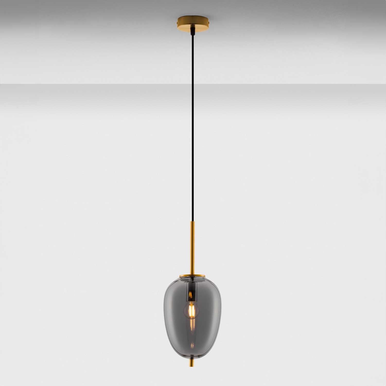 Szklana lampa wisząca Nova Luce Lato E14