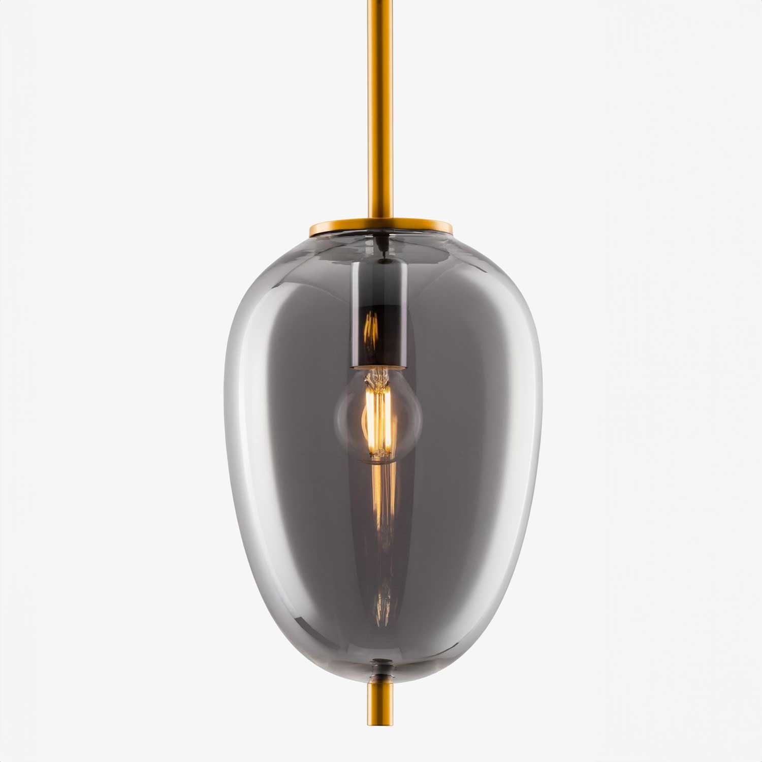 Szklana lampa wisząca Nova Luce Lato E14