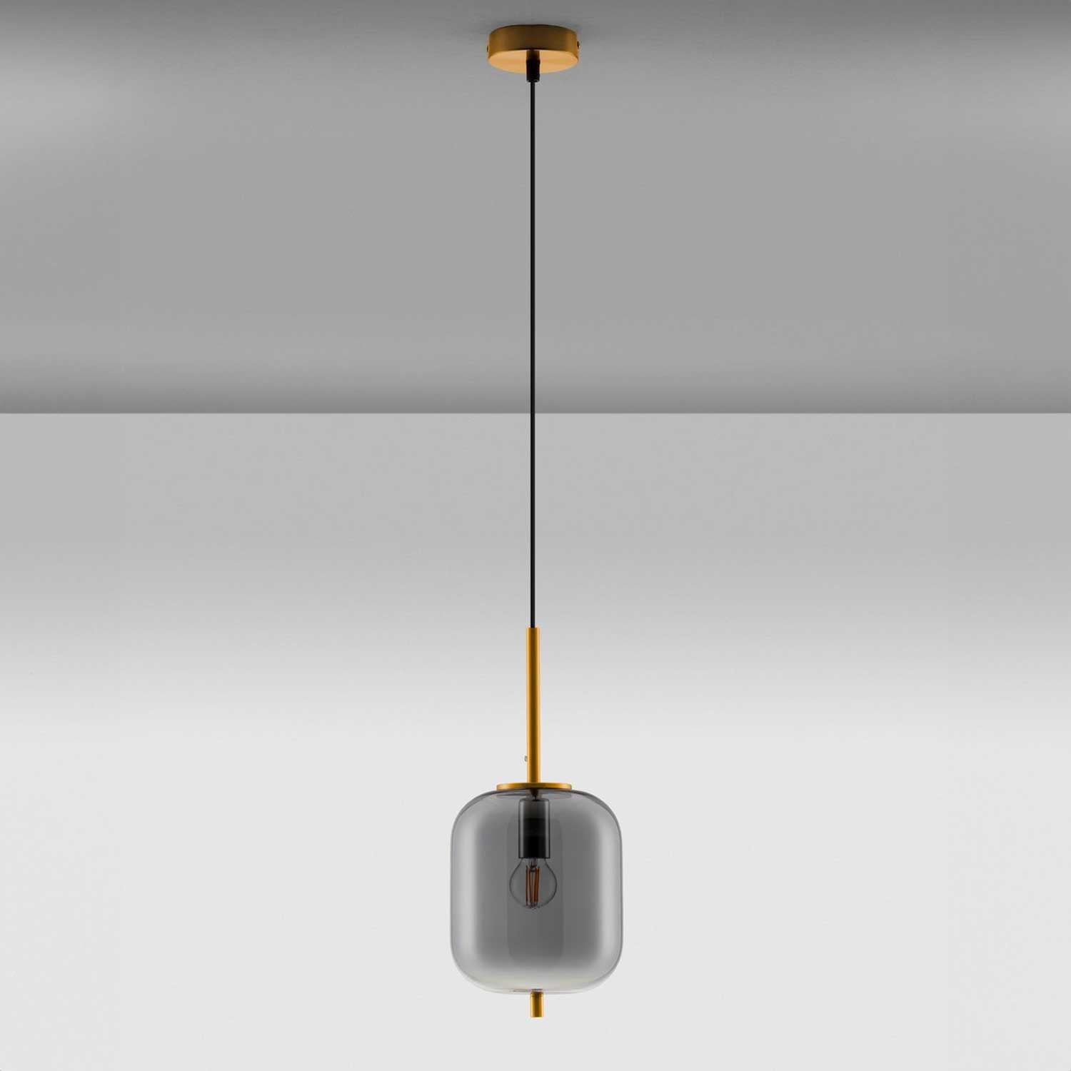 Szklana lampa wisząca Nova Luce Lato E14