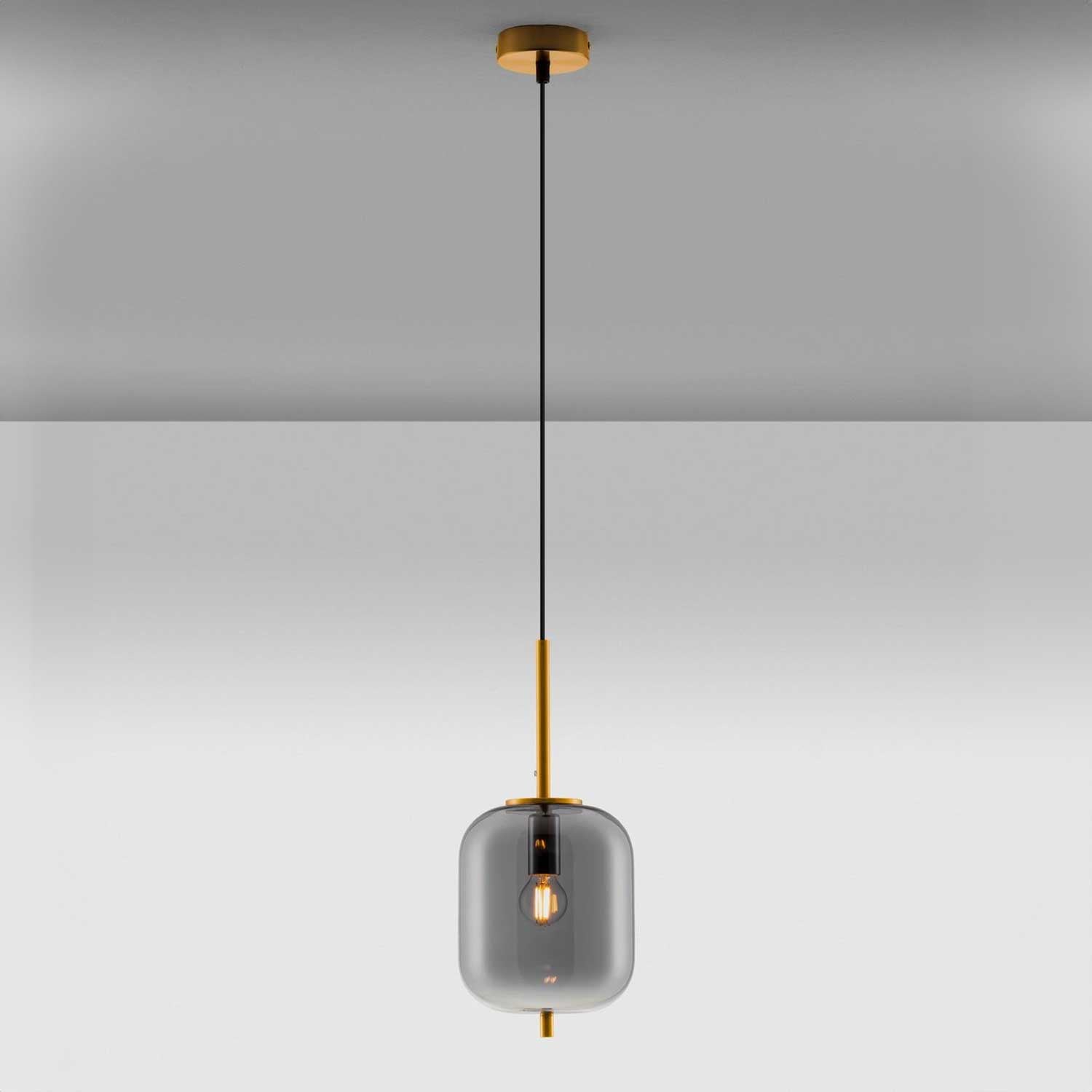 Szklana lampa wisząca Nova Luce Lato E14