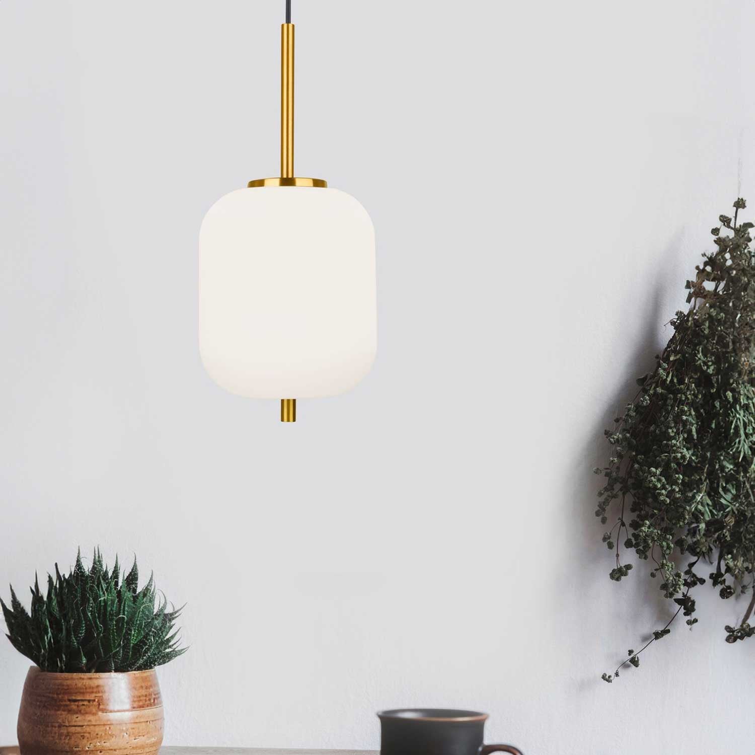 Szklana lampa wisząca Nova Luce Lato E14