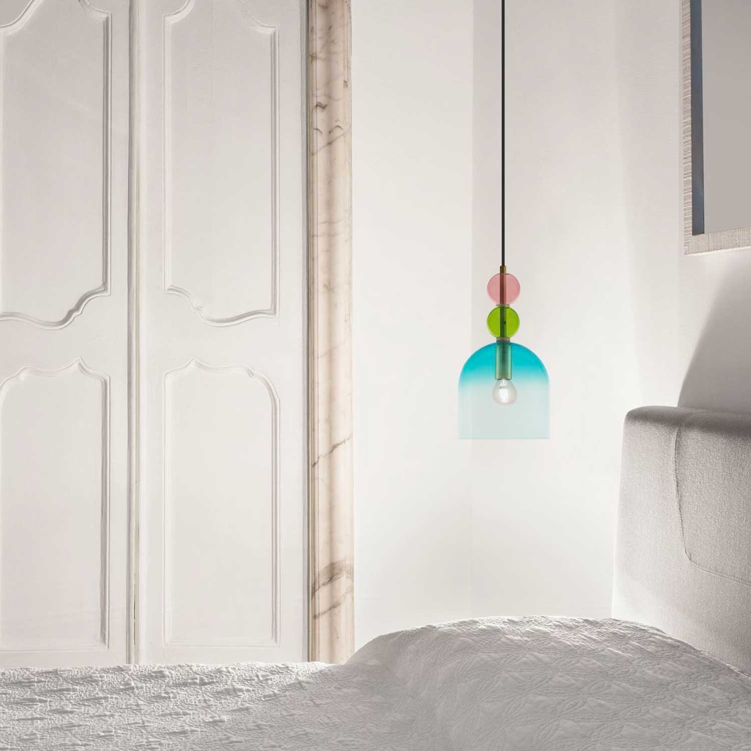 Nova Luce MURANO E14 Glas farbige