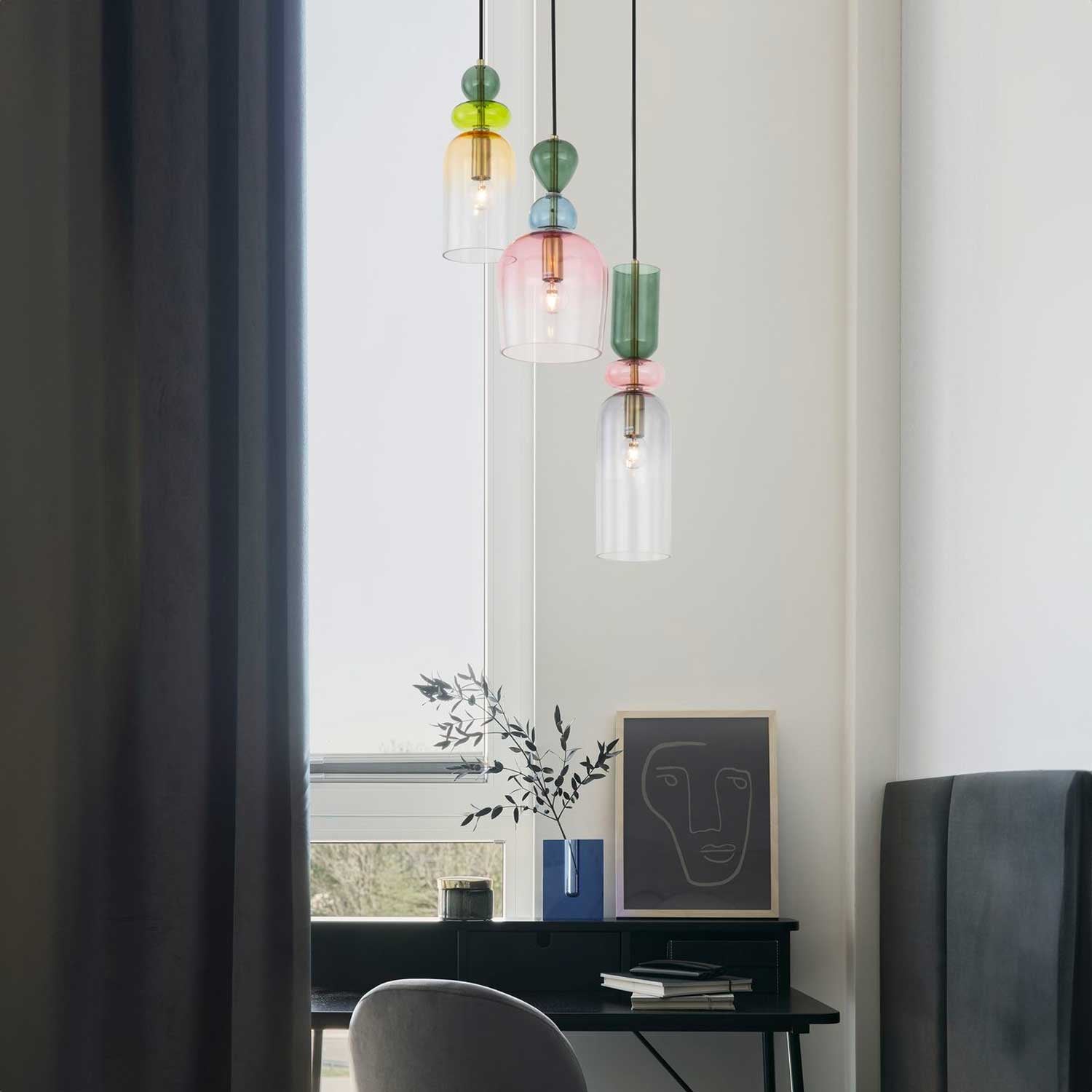 Nova Luce MURANO E14 Glas farbige