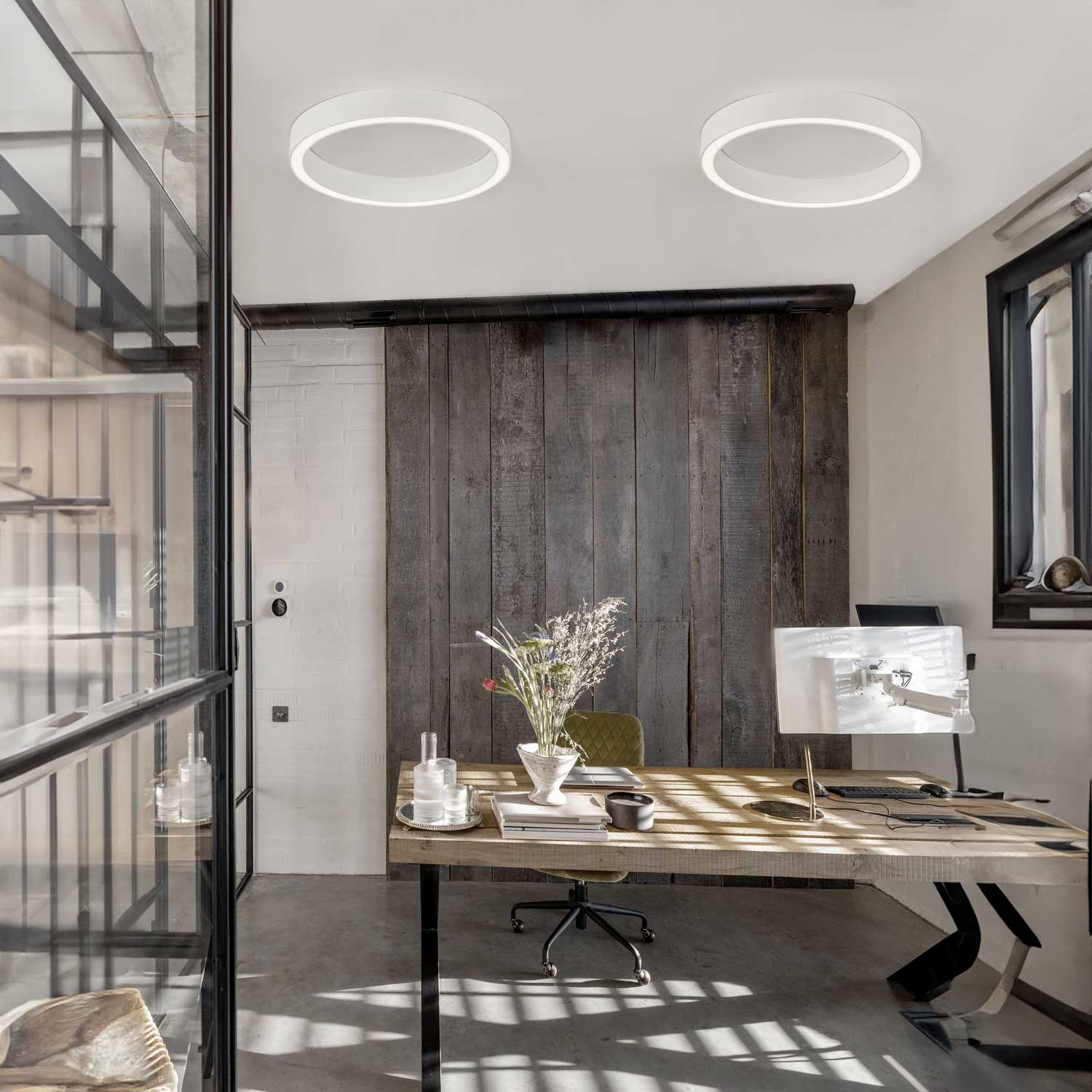 Okrągła oprawa sufitowa Nova Luce Sting LED z możliwością ściemniania