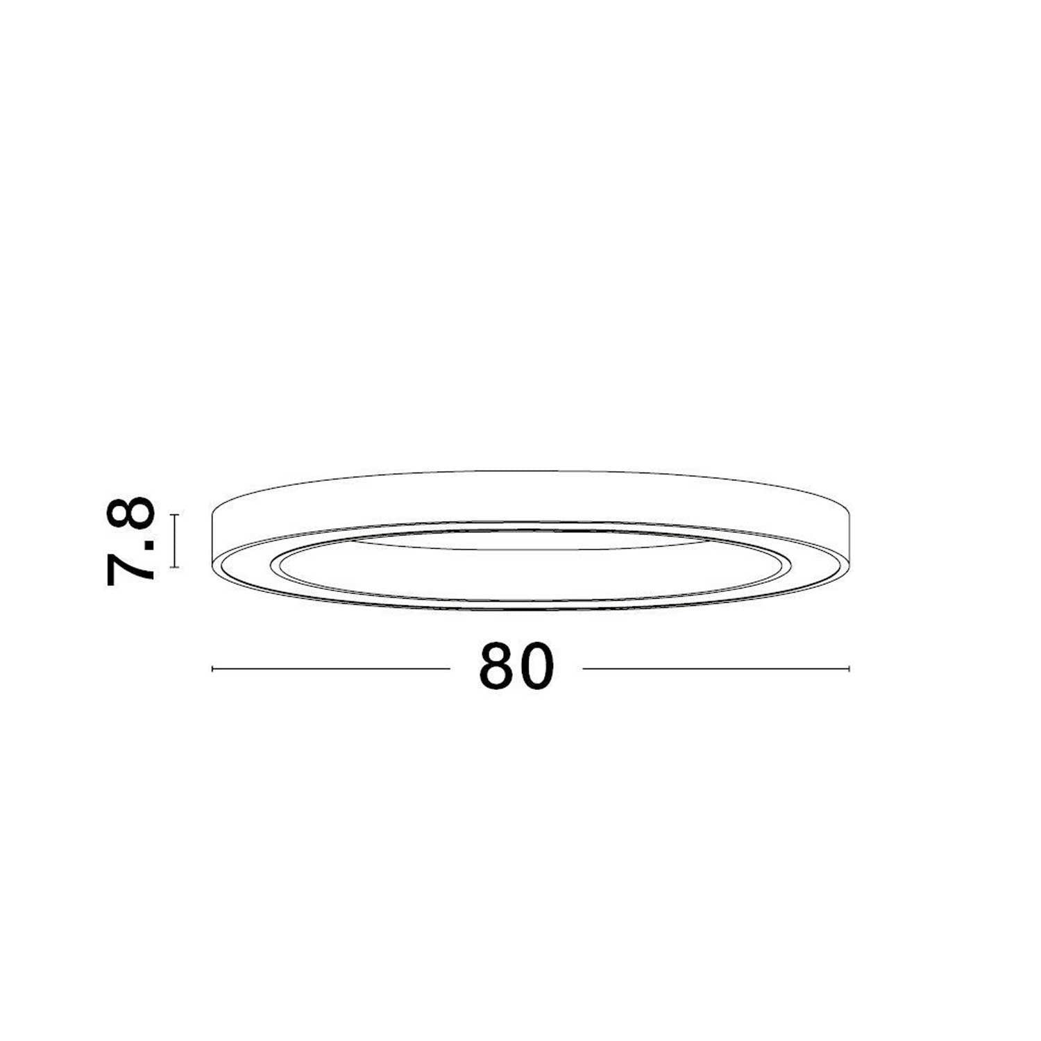 Okrągła oprawa sufitowa Nova Luce Sting LED z możliwością ściemniania
