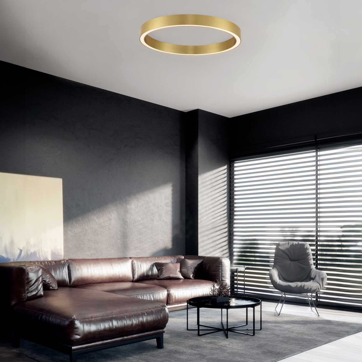 Okrągła oprawa sufitowa Nova Luce Sting LED z możliwością ściemniania