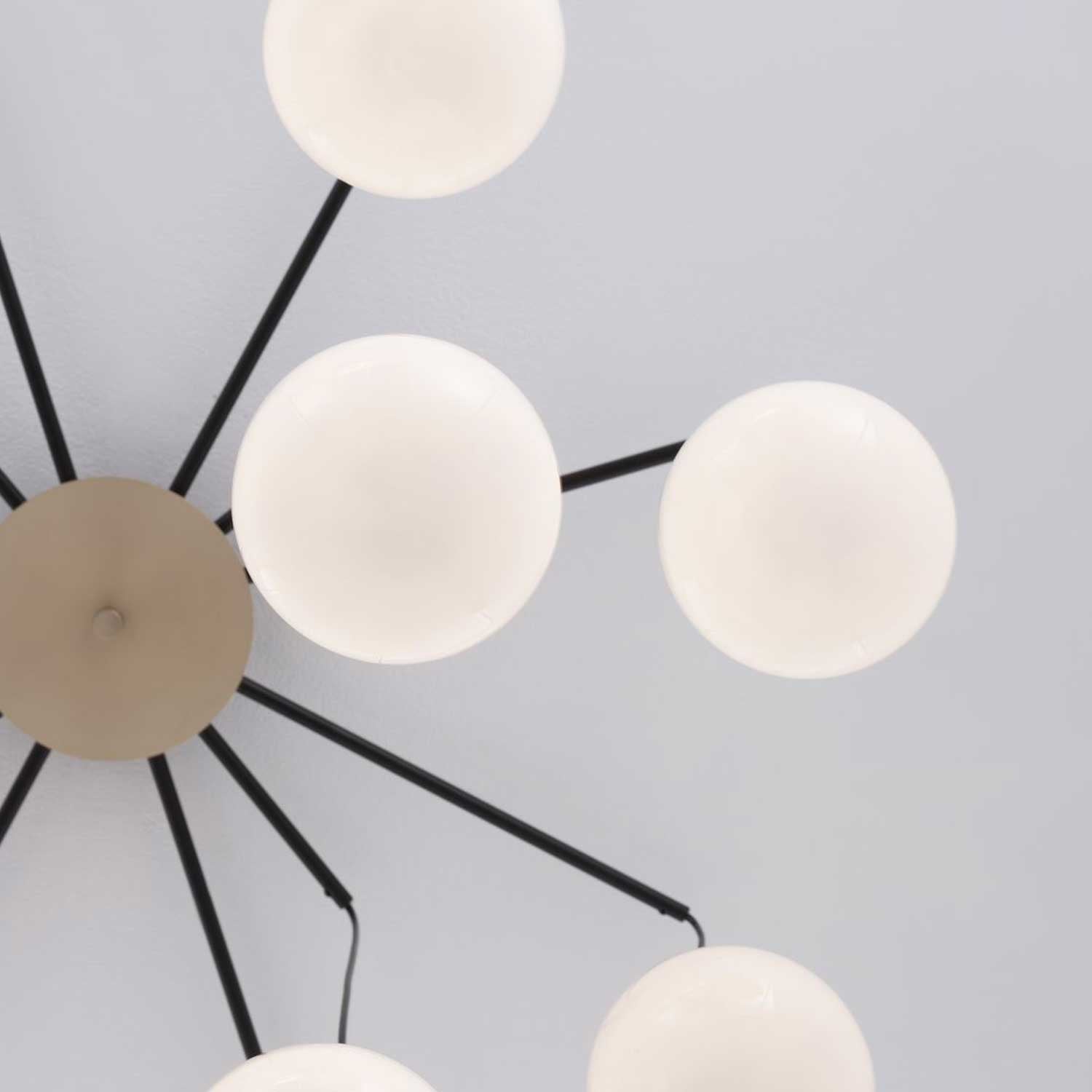 Szklana lampa wisząca Nova Luce The Egg G9