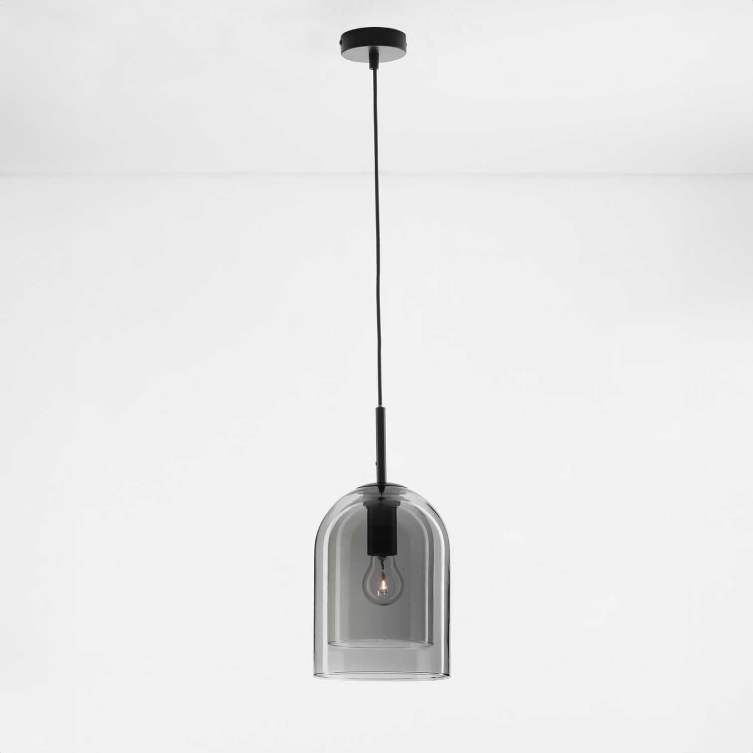 Nova Luce Velor pojedyncza szklana oprawa wisząca E27