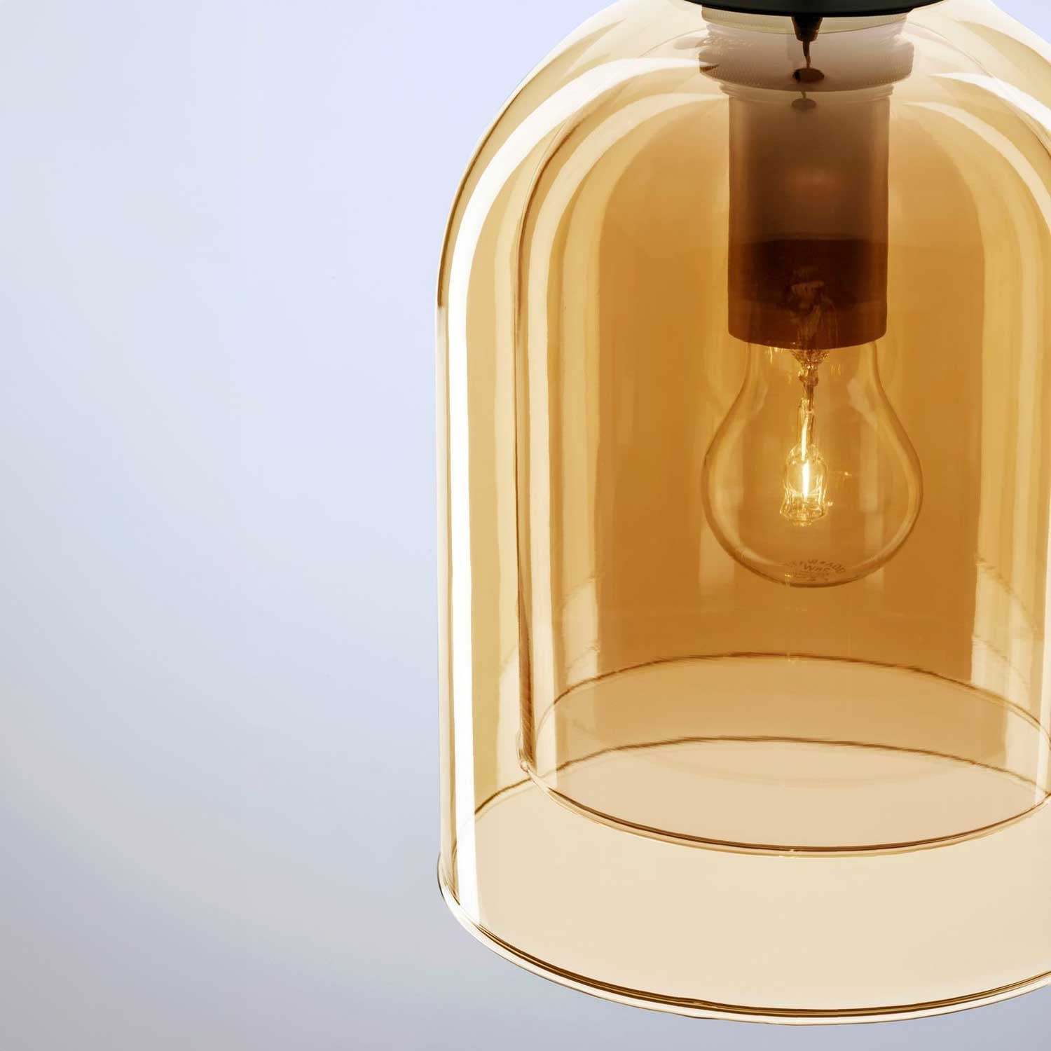 Nova Luce Velor pojedyncza szklana oprawa wisząca E27