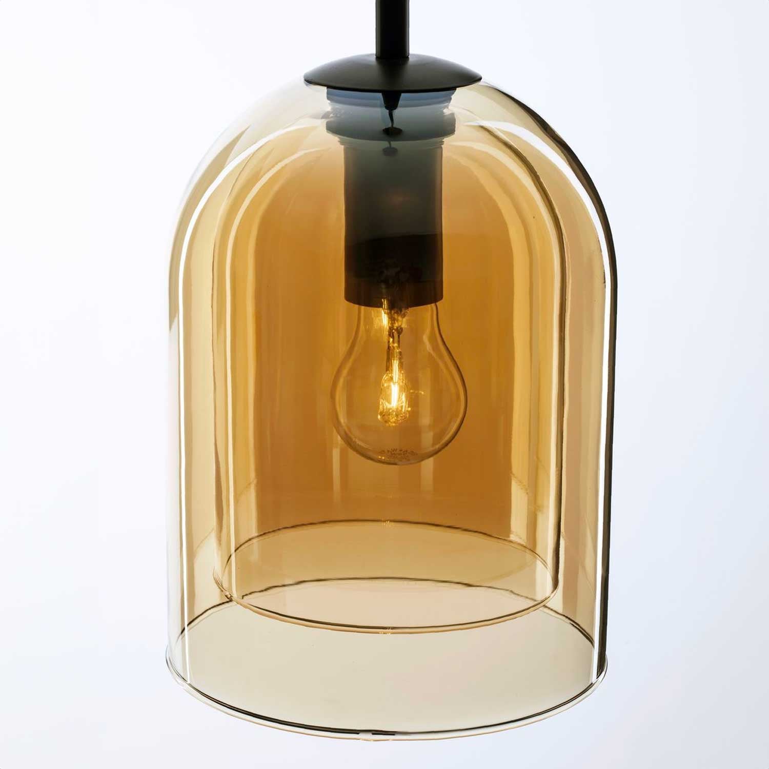 Nova Luce Velor pojedyncza szklana oprawa wisząca E27