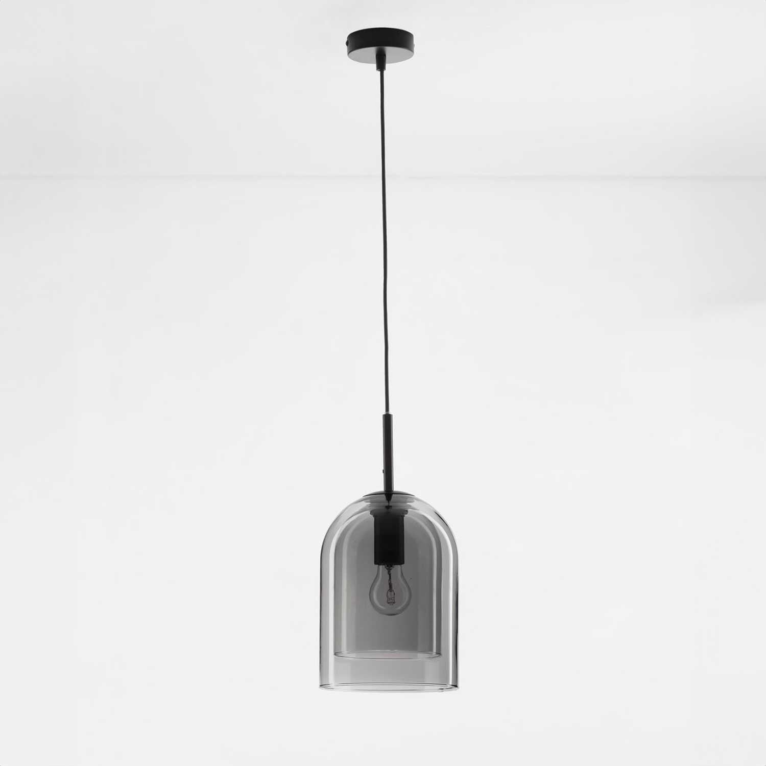 Nova Luce Velor pojedyncza szklana oprawa wisząca E27