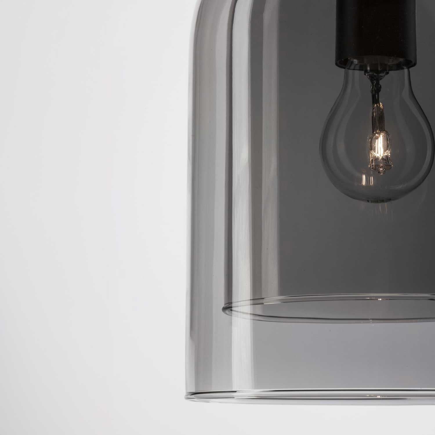 Nova Luce Velor pojedyncza szklana oprawa wisząca E27