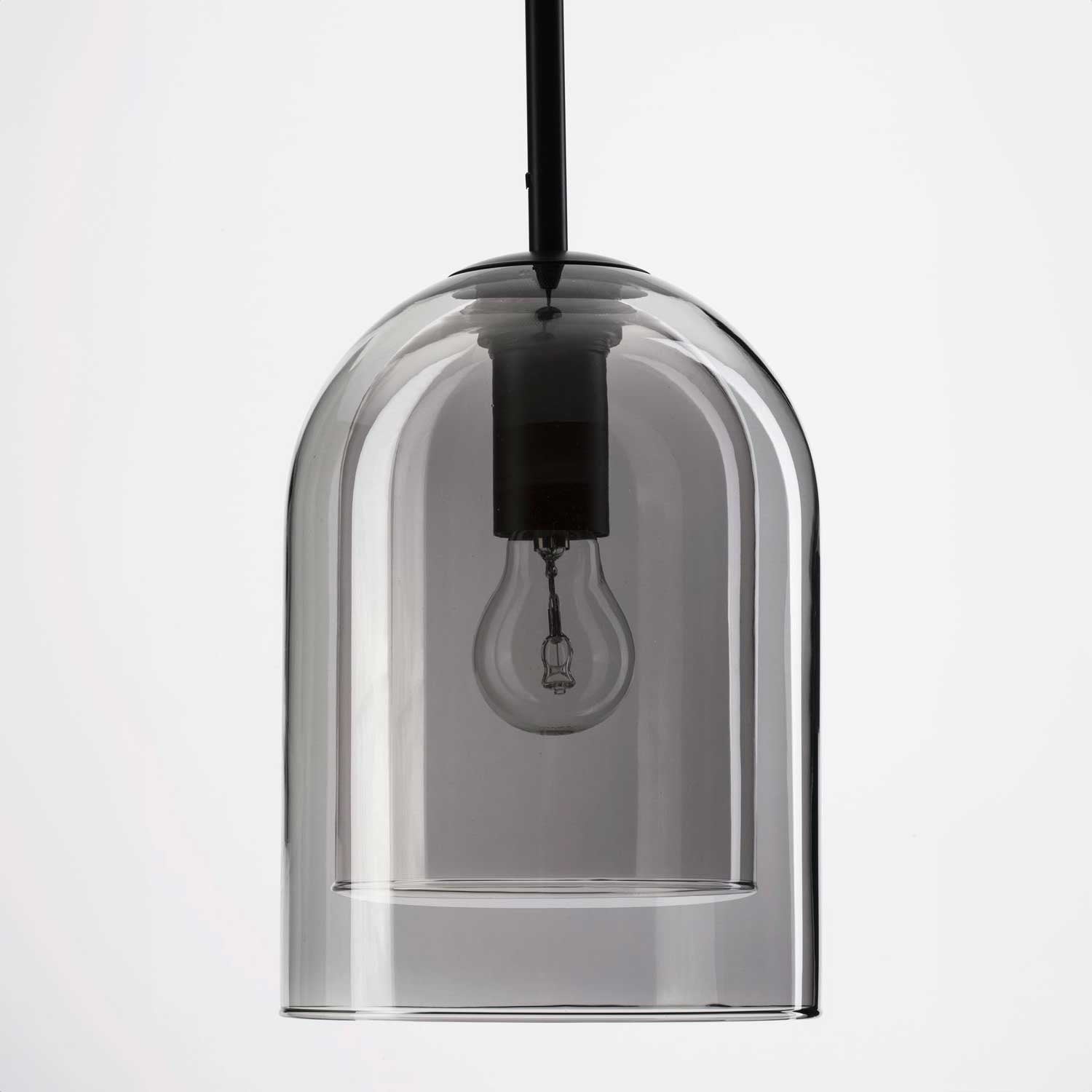 Nova Luce Velor pojedyncza szklana oprawa wisząca E27