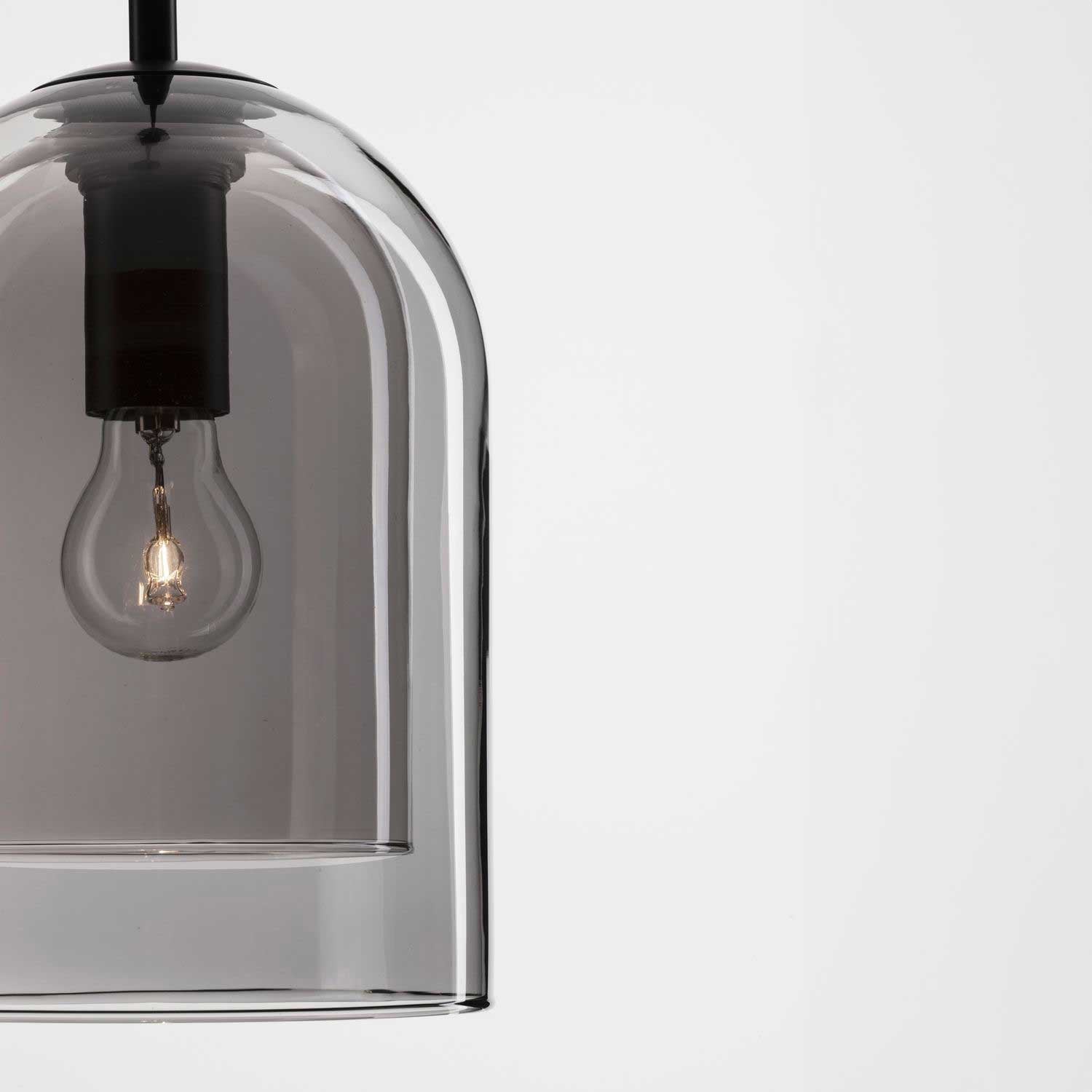 Nova Luce Velor pojedyncza szklana oprawa wisząca E27