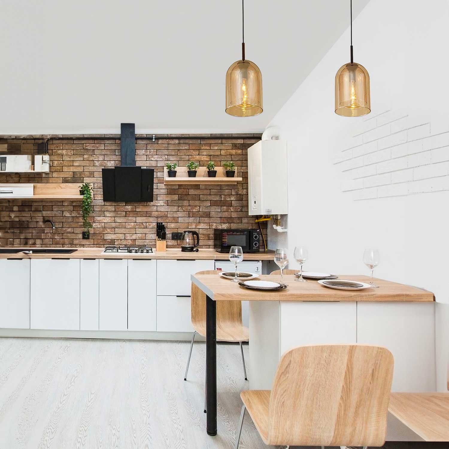 Nova Luce Velor pojedyncza szklana oprawa wisząca E27