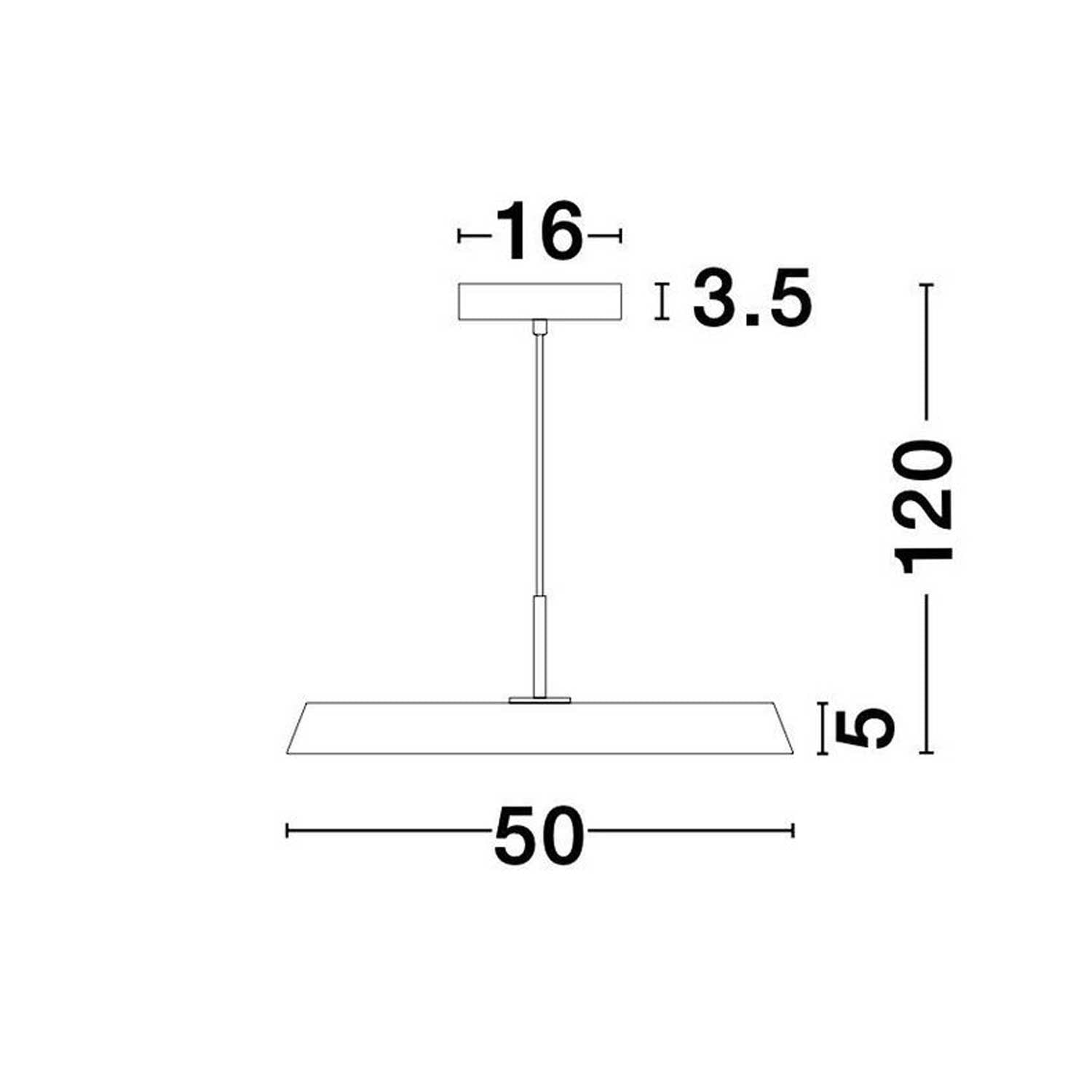 Oprawa wisząca Nova Luce Vetro LED