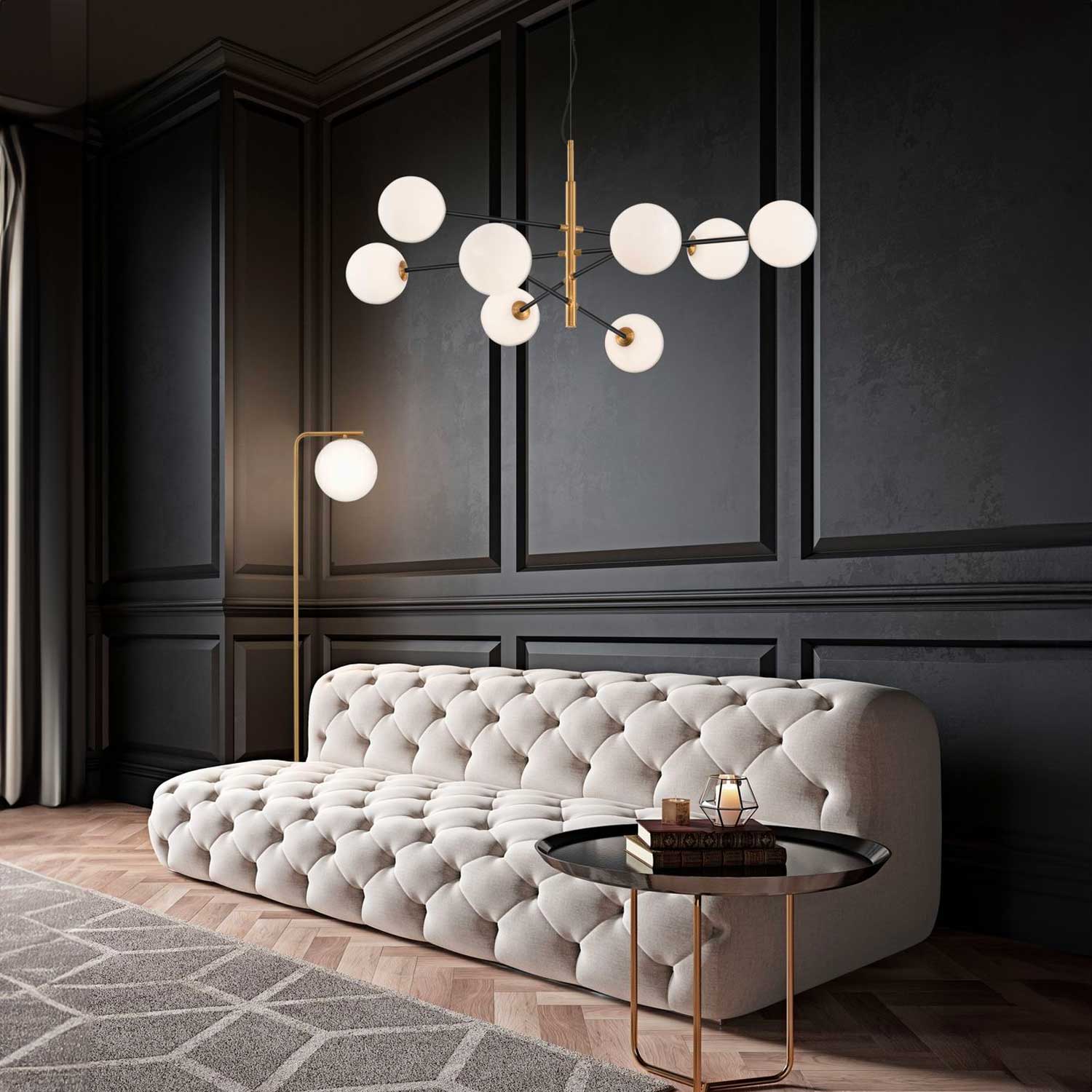 Żyrandol wiszący Nova Luce Vitra G9