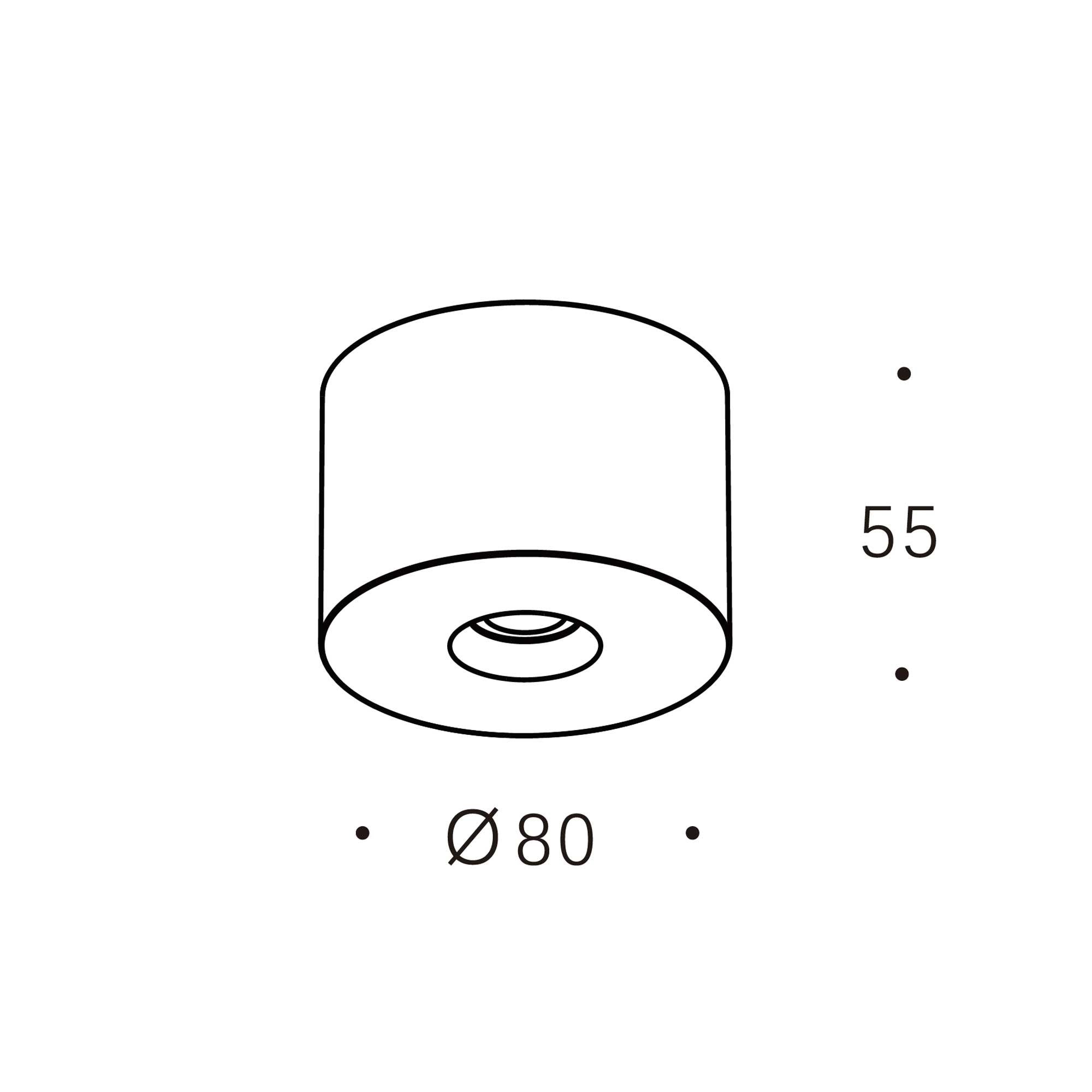Kovové svietidlo Pebble LED Ra>90 proti oslneniu