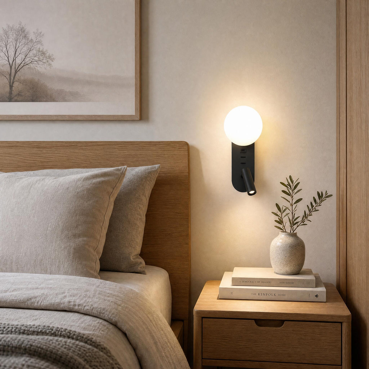 Reading Ambient LED nástěnné svítidlo s USB