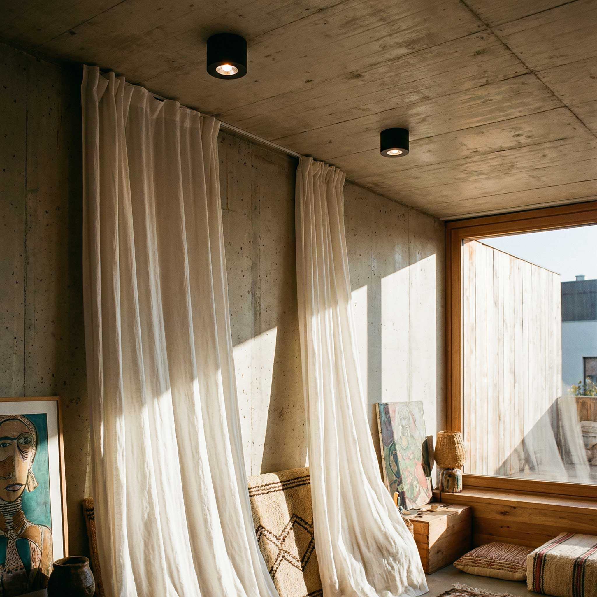 Rotex LED luminaire rotatable Ra>90