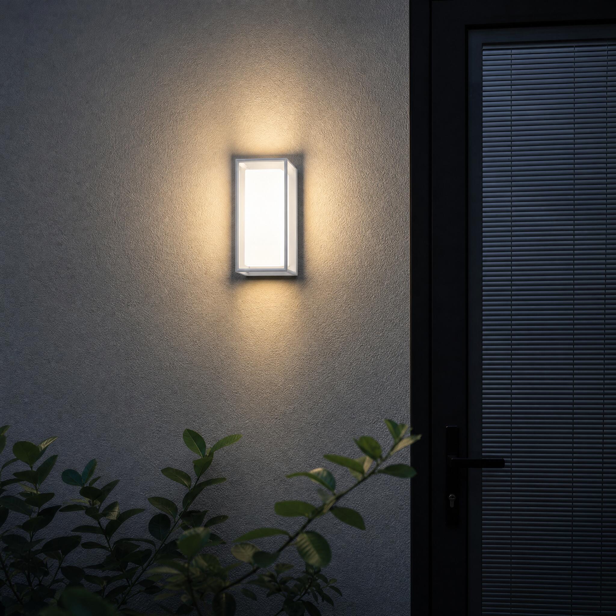 VK Light Neon LED nástěnné svítidlo IP65 obdélníkové