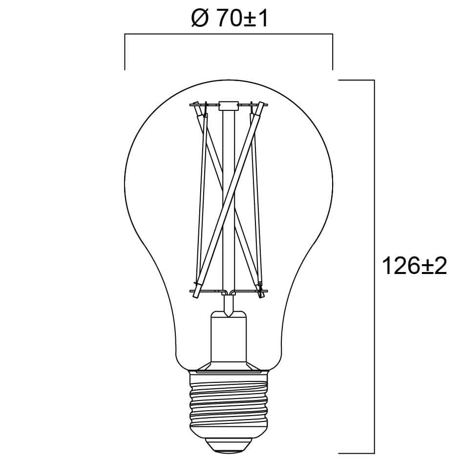 LED Sylvania RETRO E27 2700K 11W