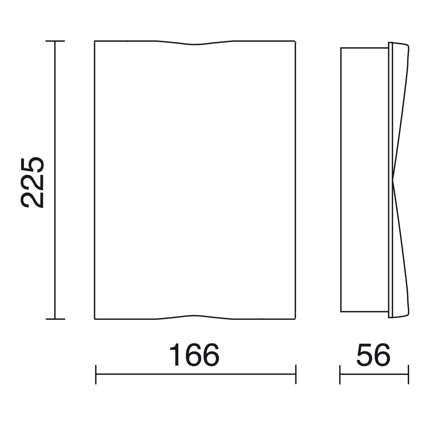 Cristher Aldiola up/down LED wall light white
