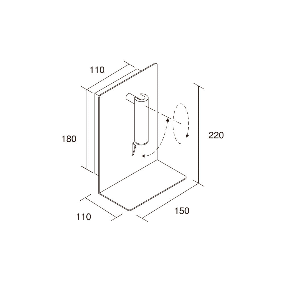 Exo Baltic USB LED wall light white