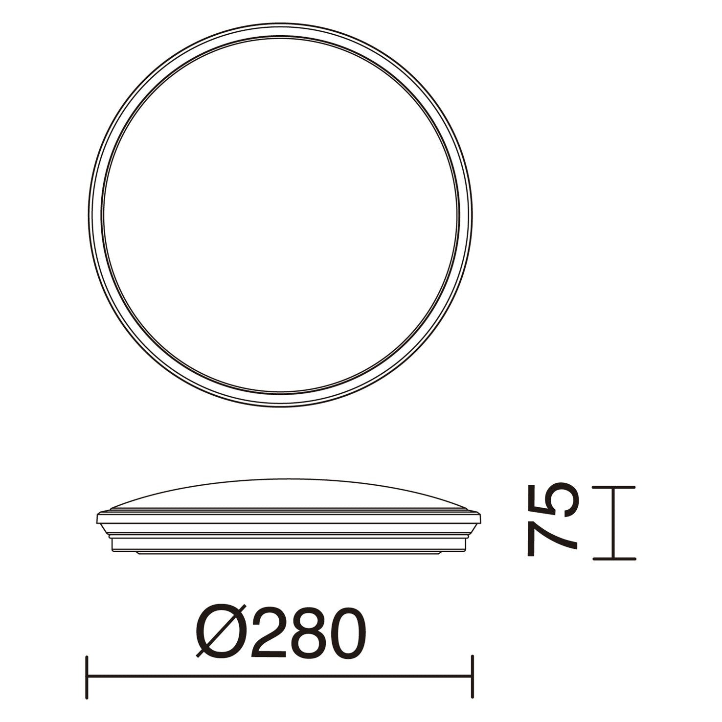 Indeluz Carme Rim LED wall light