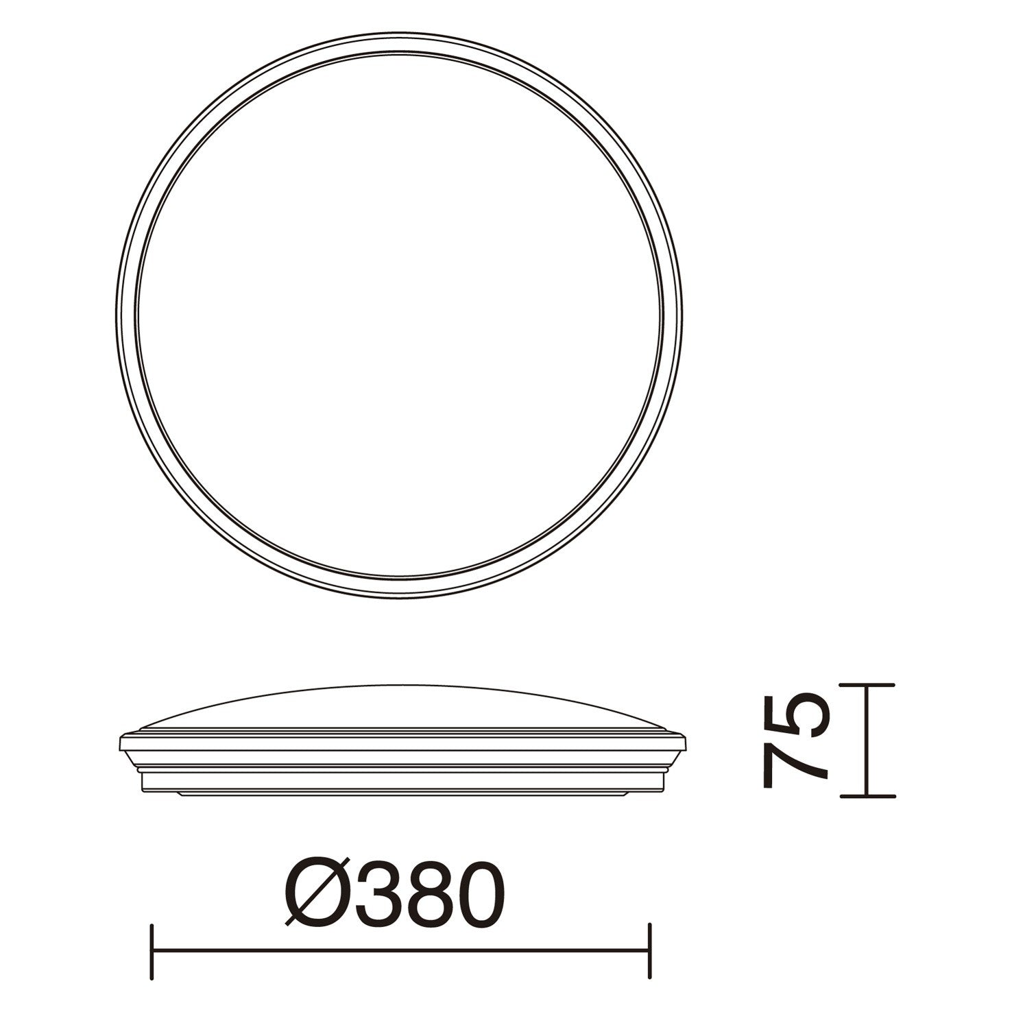 Indeluz Carme Rim LED wall light