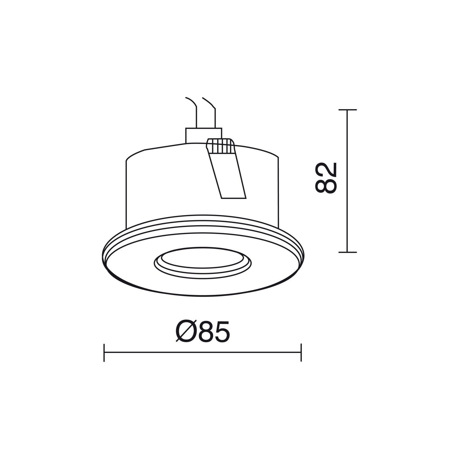Indeluz Carpo retrofit GU10 recessed light