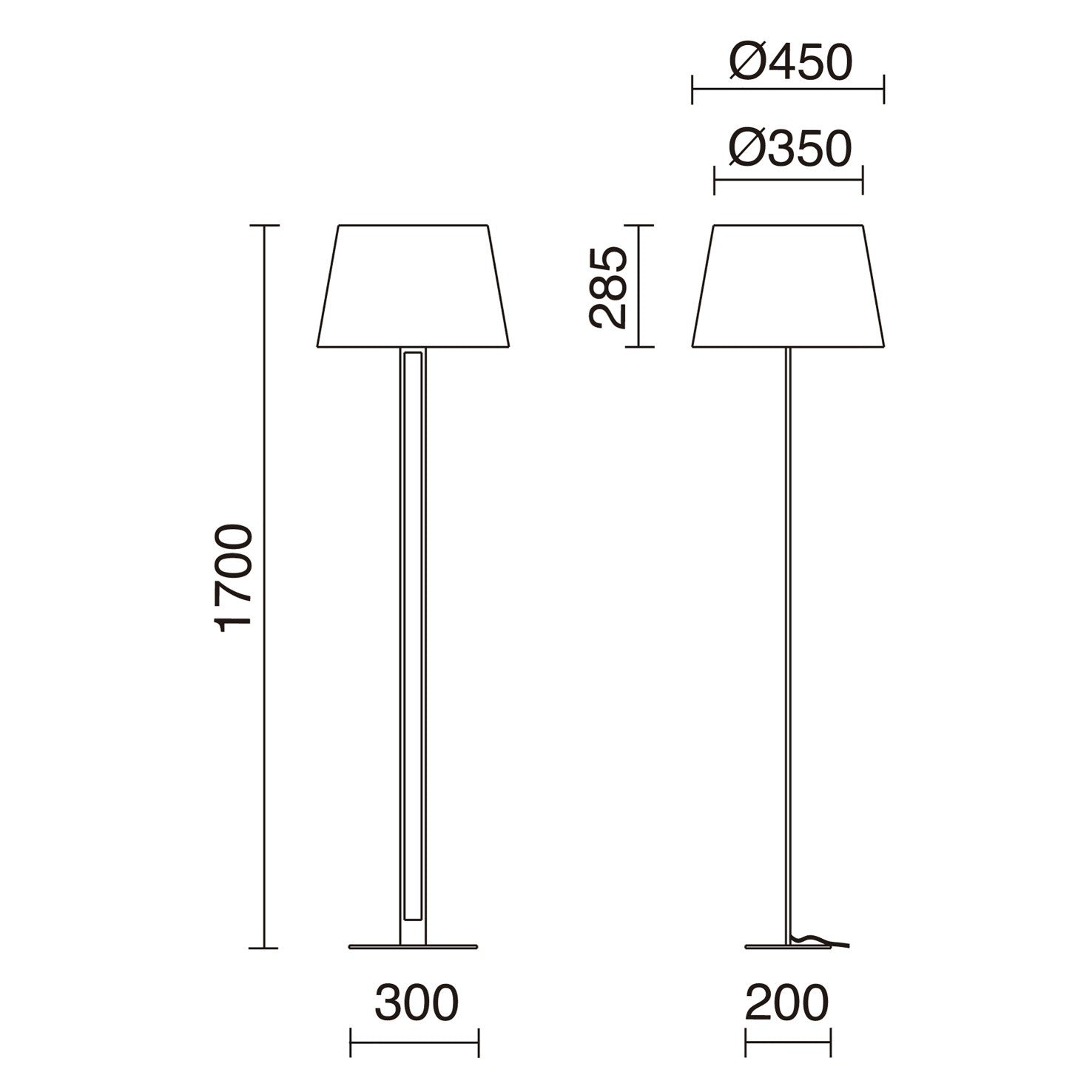 Exo Classical F E27 lampa podłogowa złota